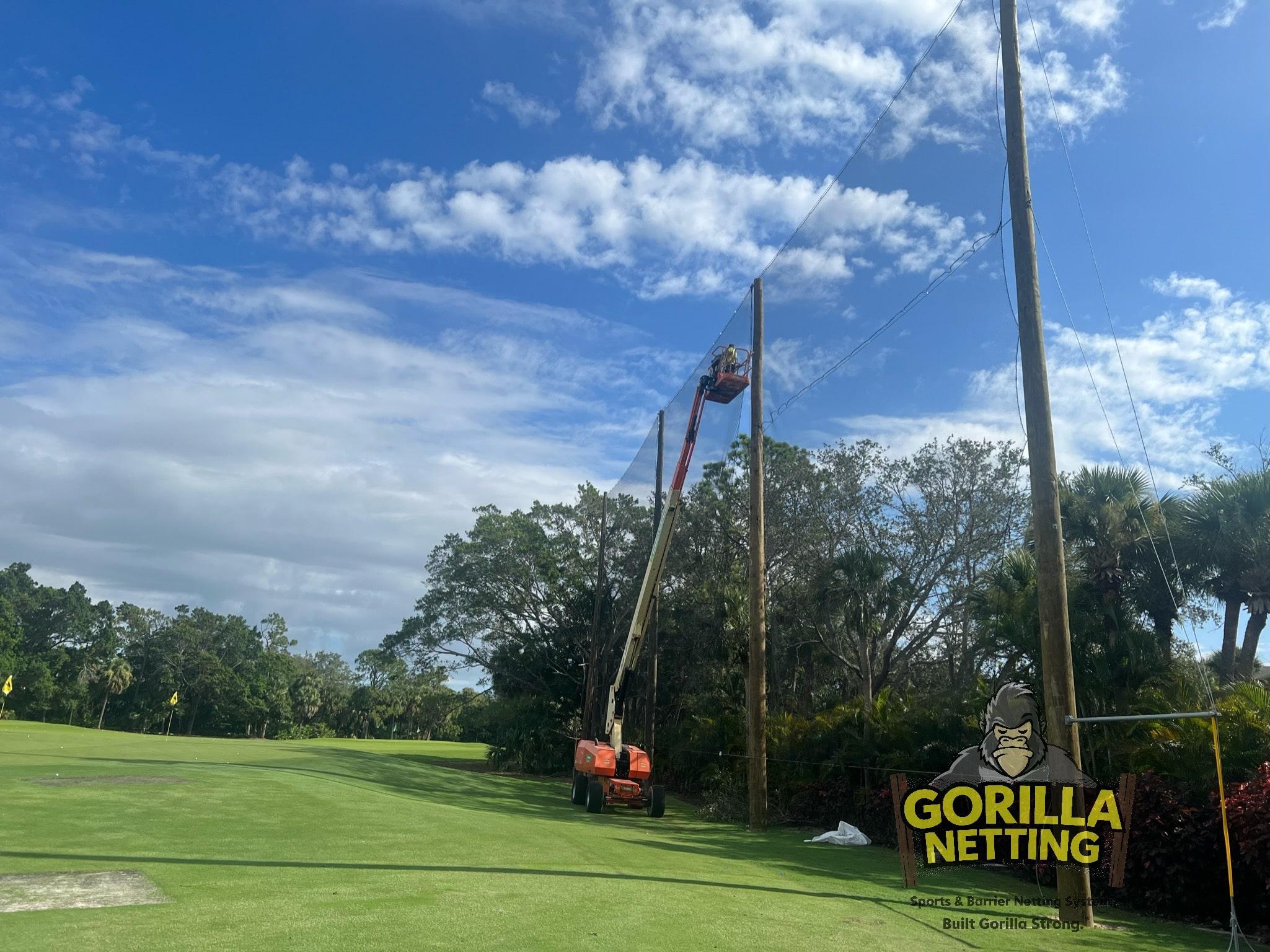Fore-ward Thinking: Brand-New Driving Range Netting For Eagle Creek Country Club Unveiled