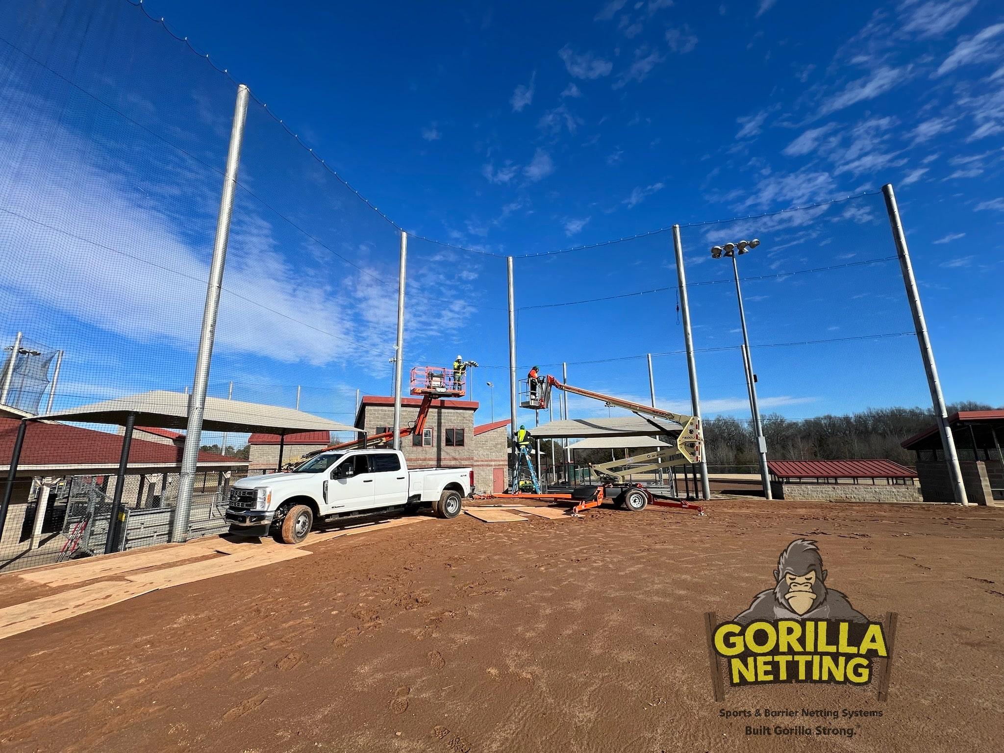 Stepping Up To The Plate: Heber Springs Sports Complex Replaces Backstop Netting System