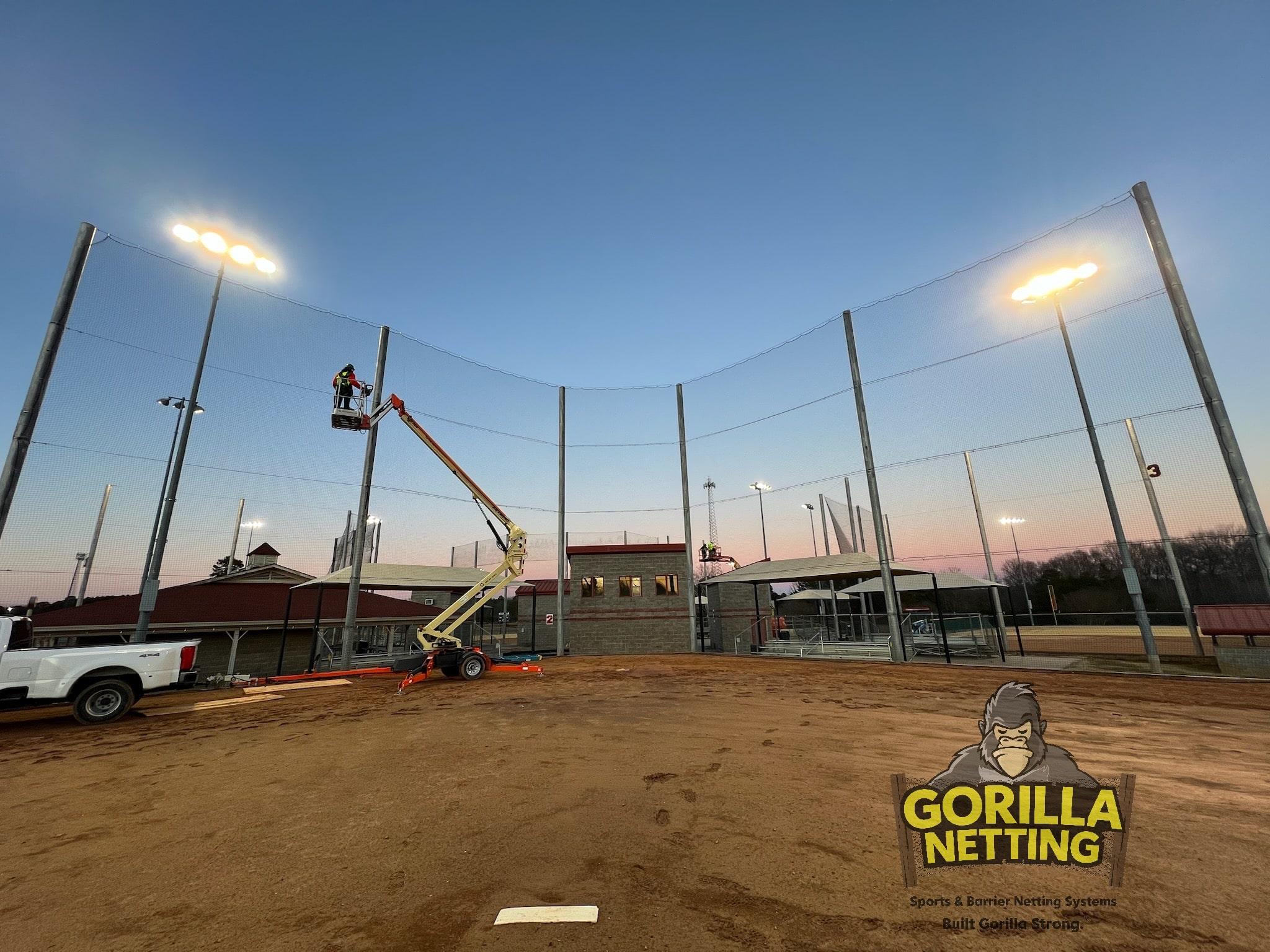 Stepping Up To The Plate: Heber Springs Sports Complex Replaces Backstop Netting System