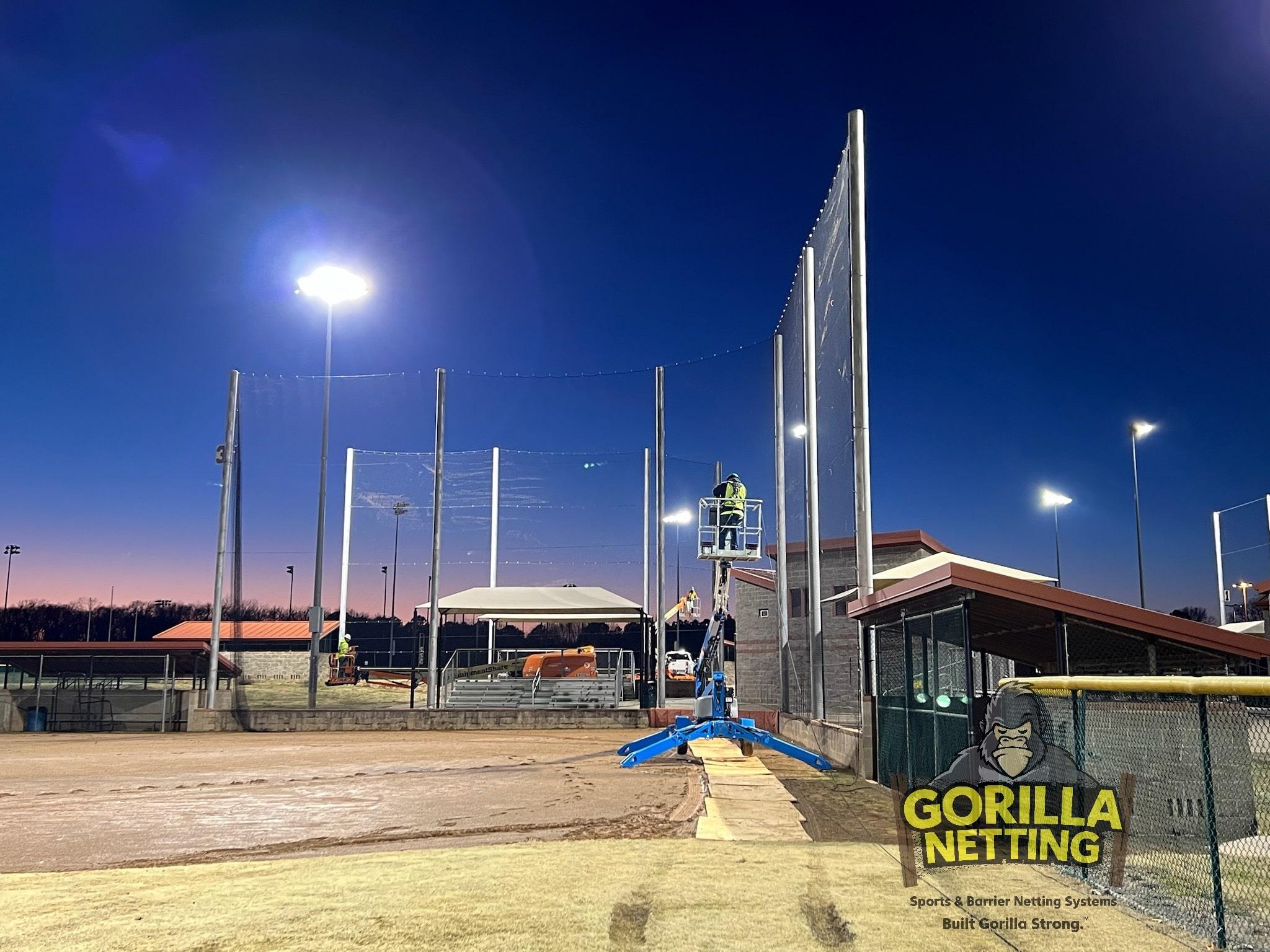 Stepping Up To The Plate: Heber Springs Sports Complex Replaces Backstop Netting System