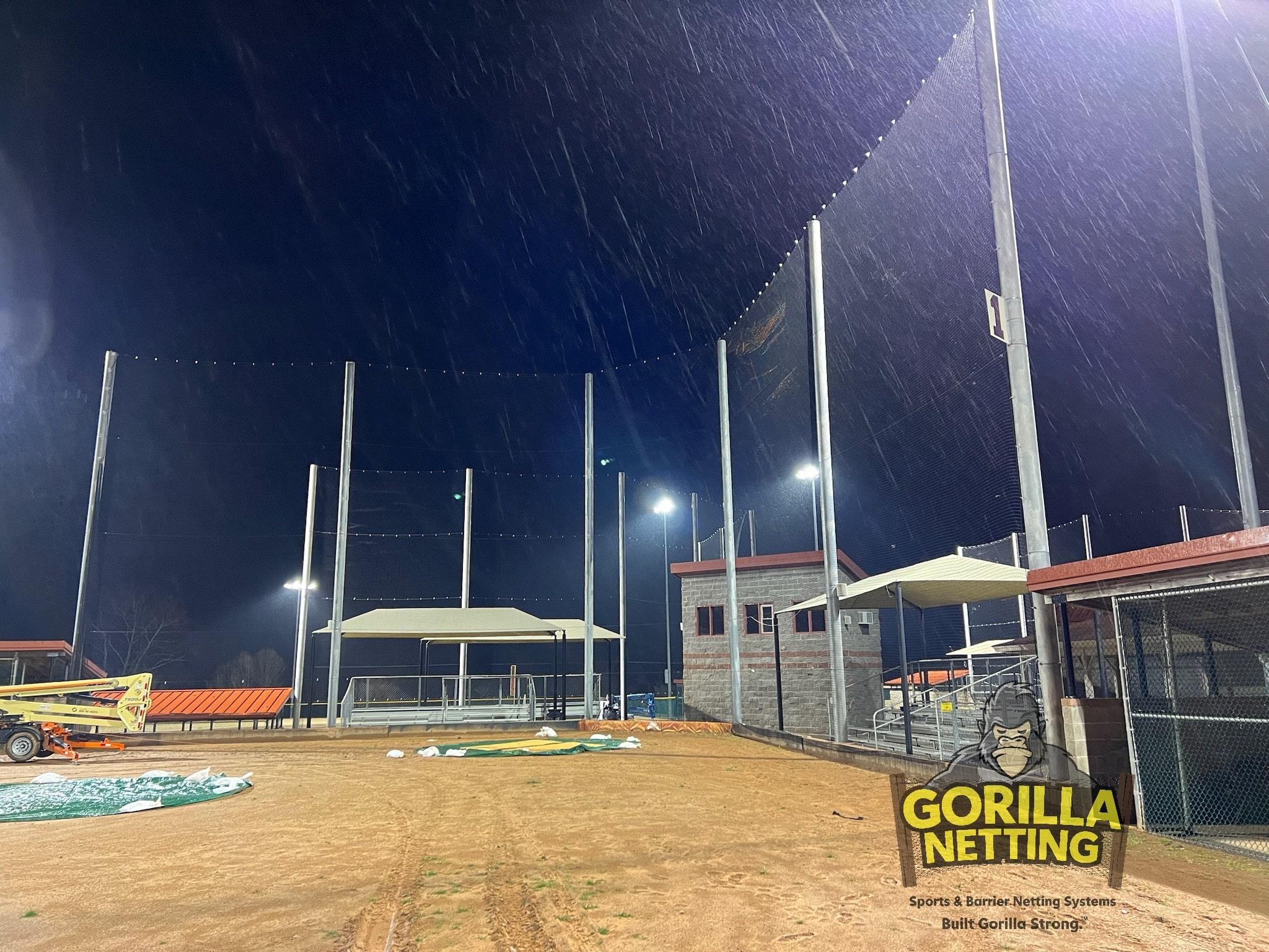 Stepping Up To The Plate: Heber Springs Sports Complex Replaces Backstop Netting System