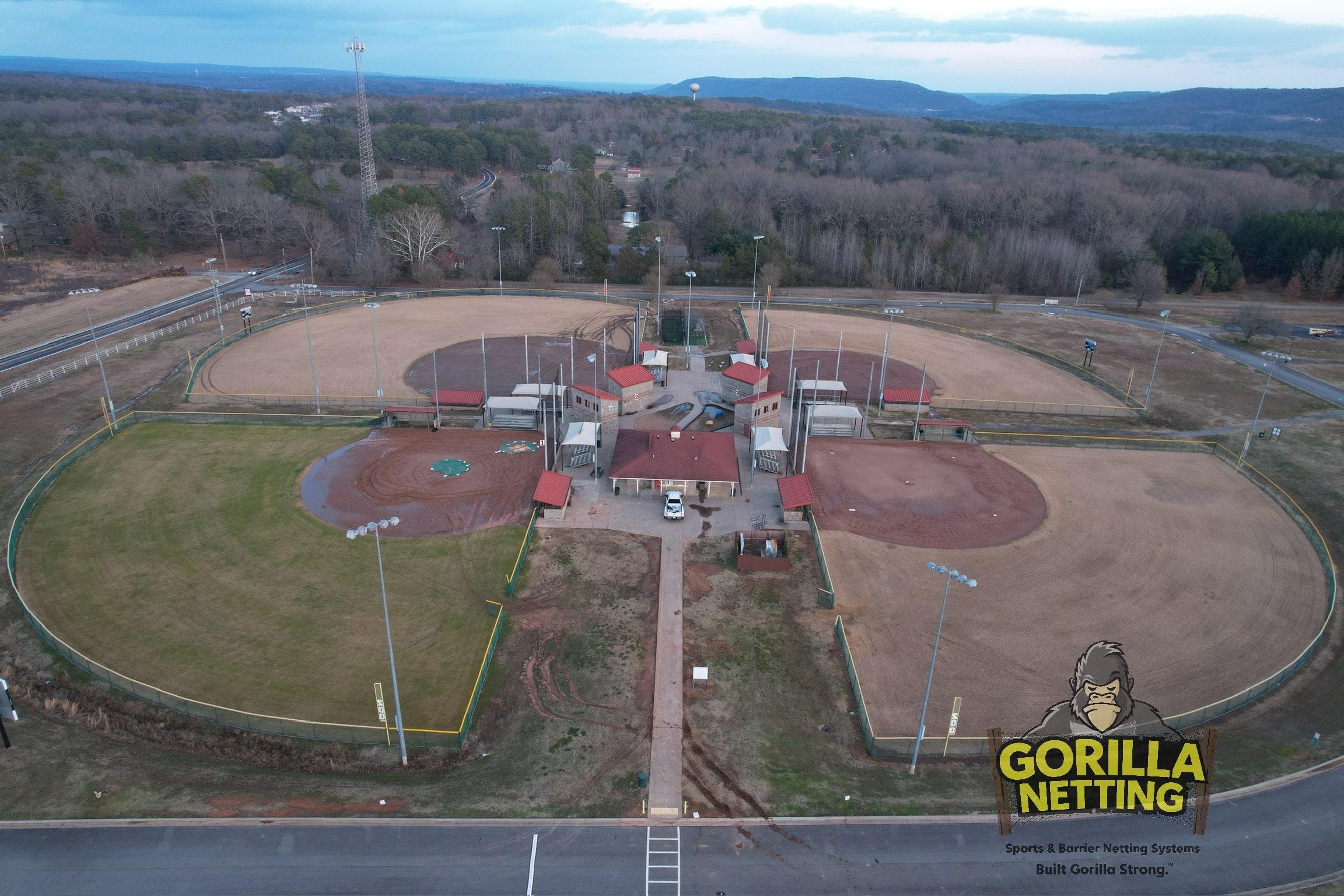 Stepping Up To The Plate: Heber Springs Sports Complex Replaces Backstop Netting System