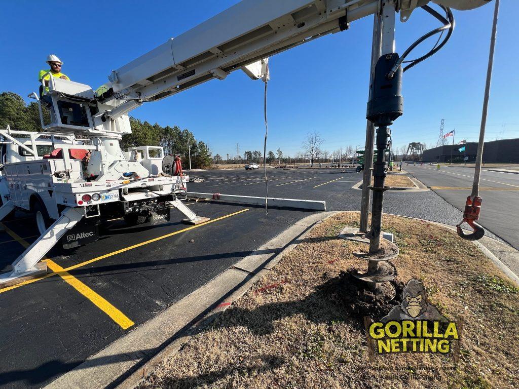 Mark One Power Hires Gorilla Netting To Install Poles Across Two States