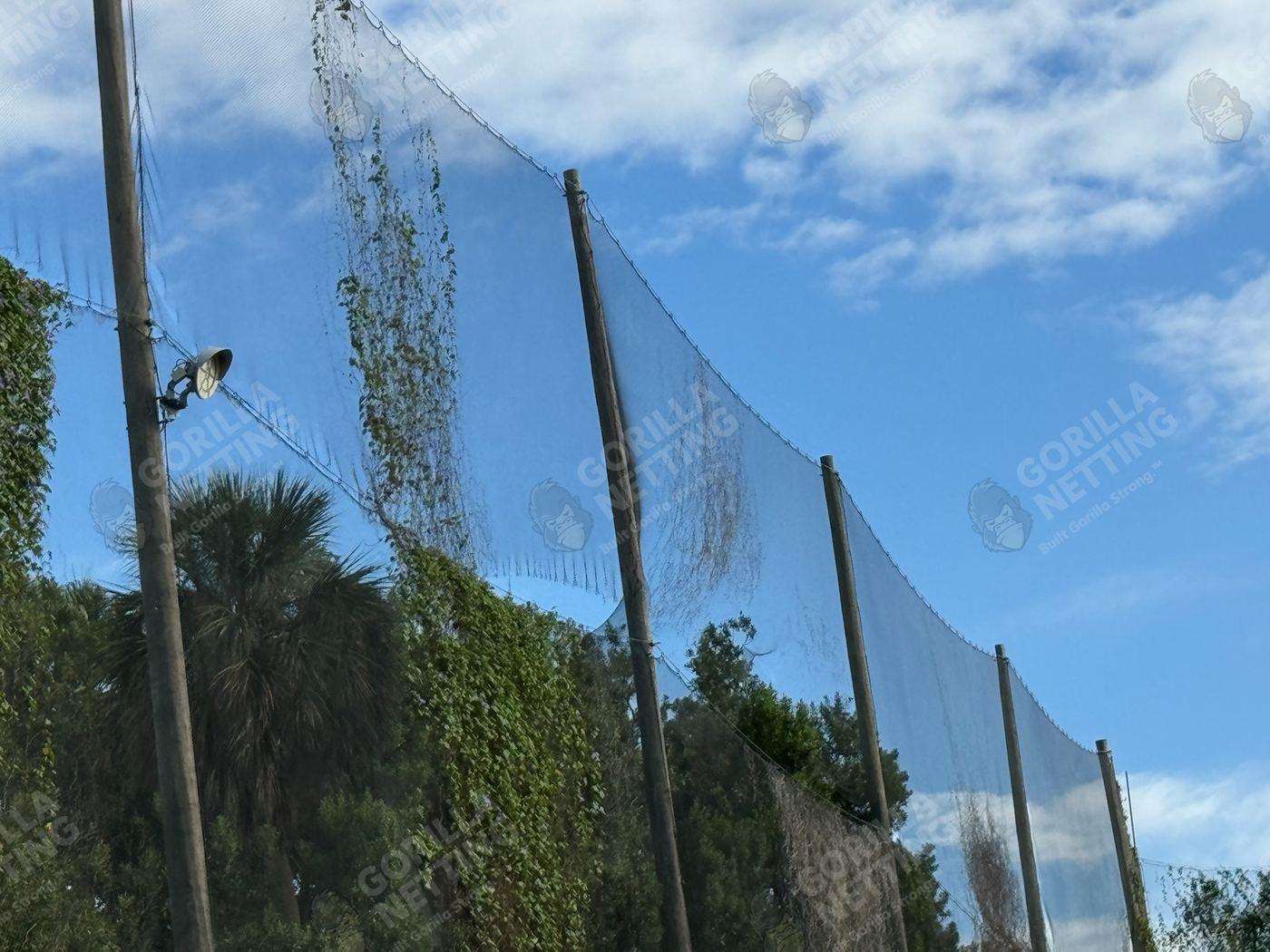 Driving Range Netting Installation at Ocean Reef Club