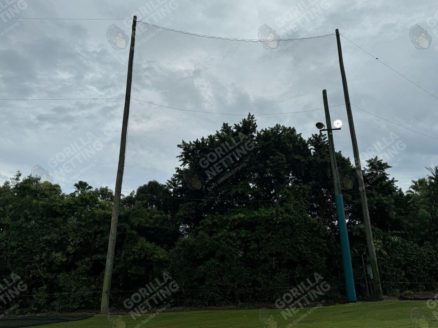 Driving Range Netting Installation at Ocean Reef Club