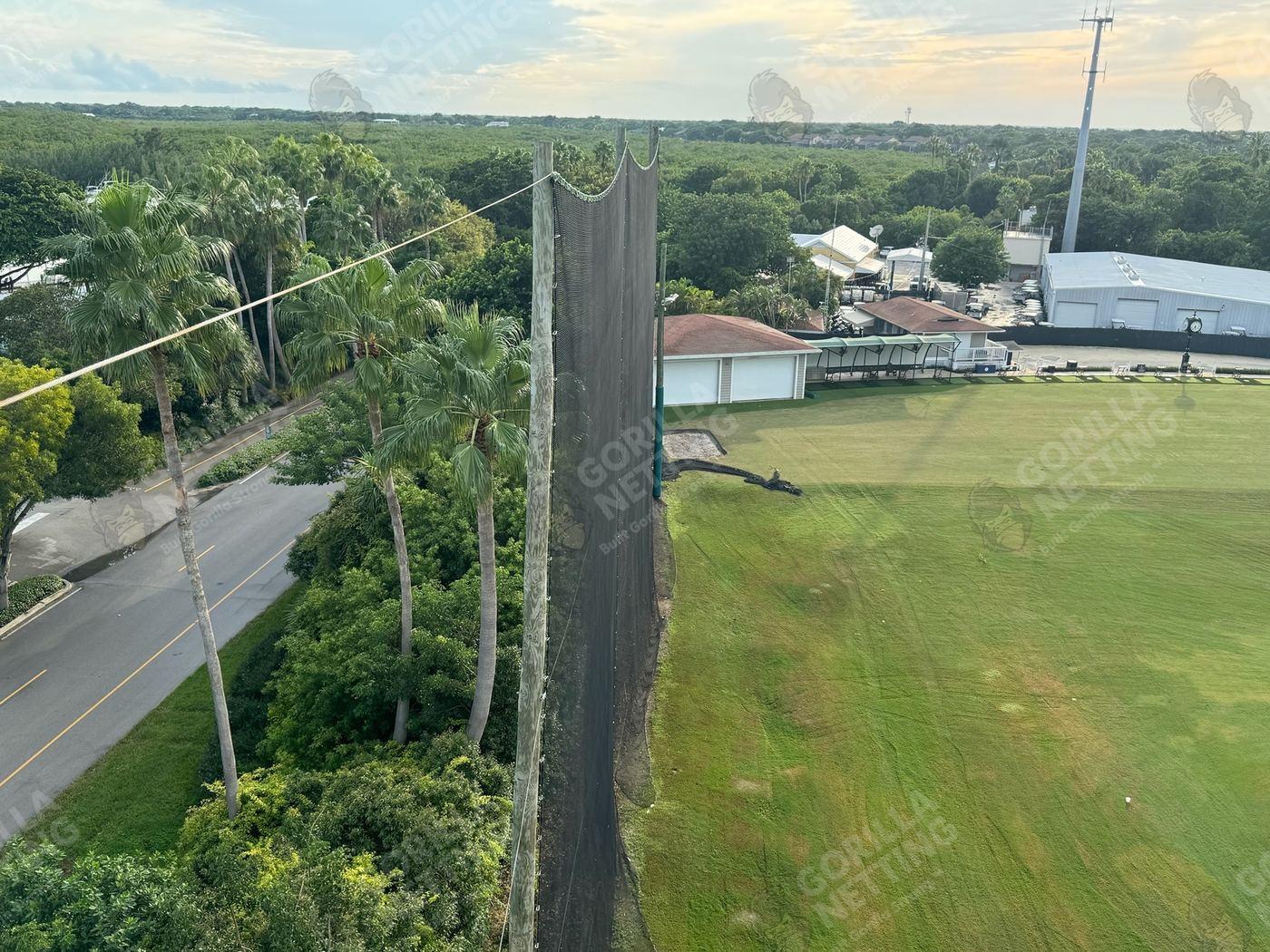 Driving Range Netting Installation at Ocean Reef Club