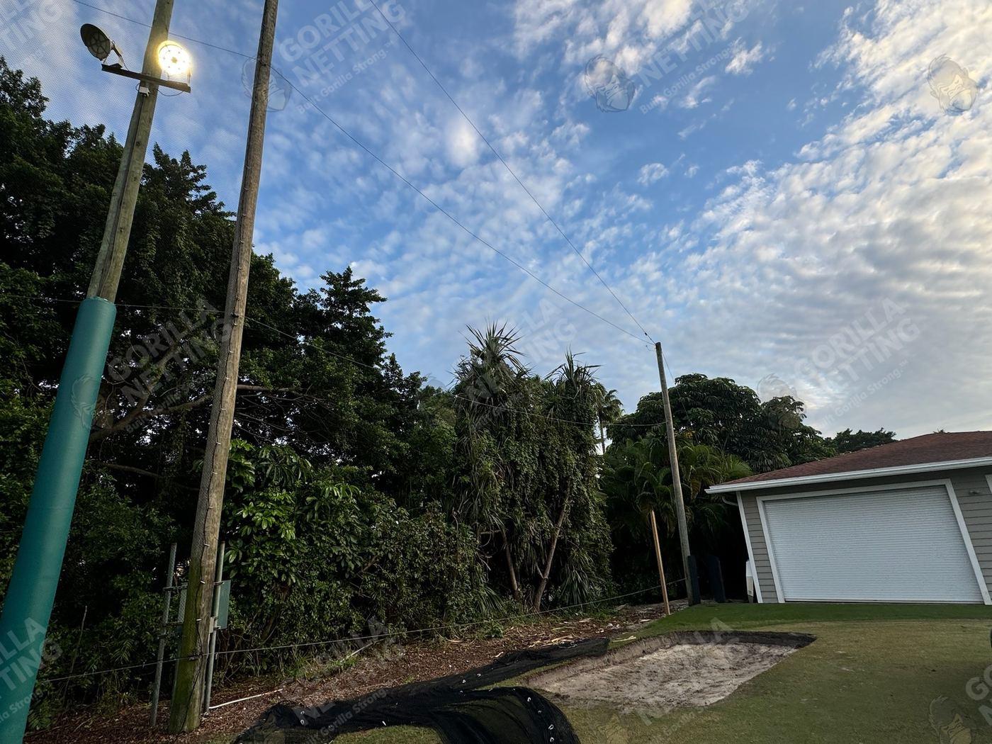 Driving Range Netting Installation at Ocean Reef Club