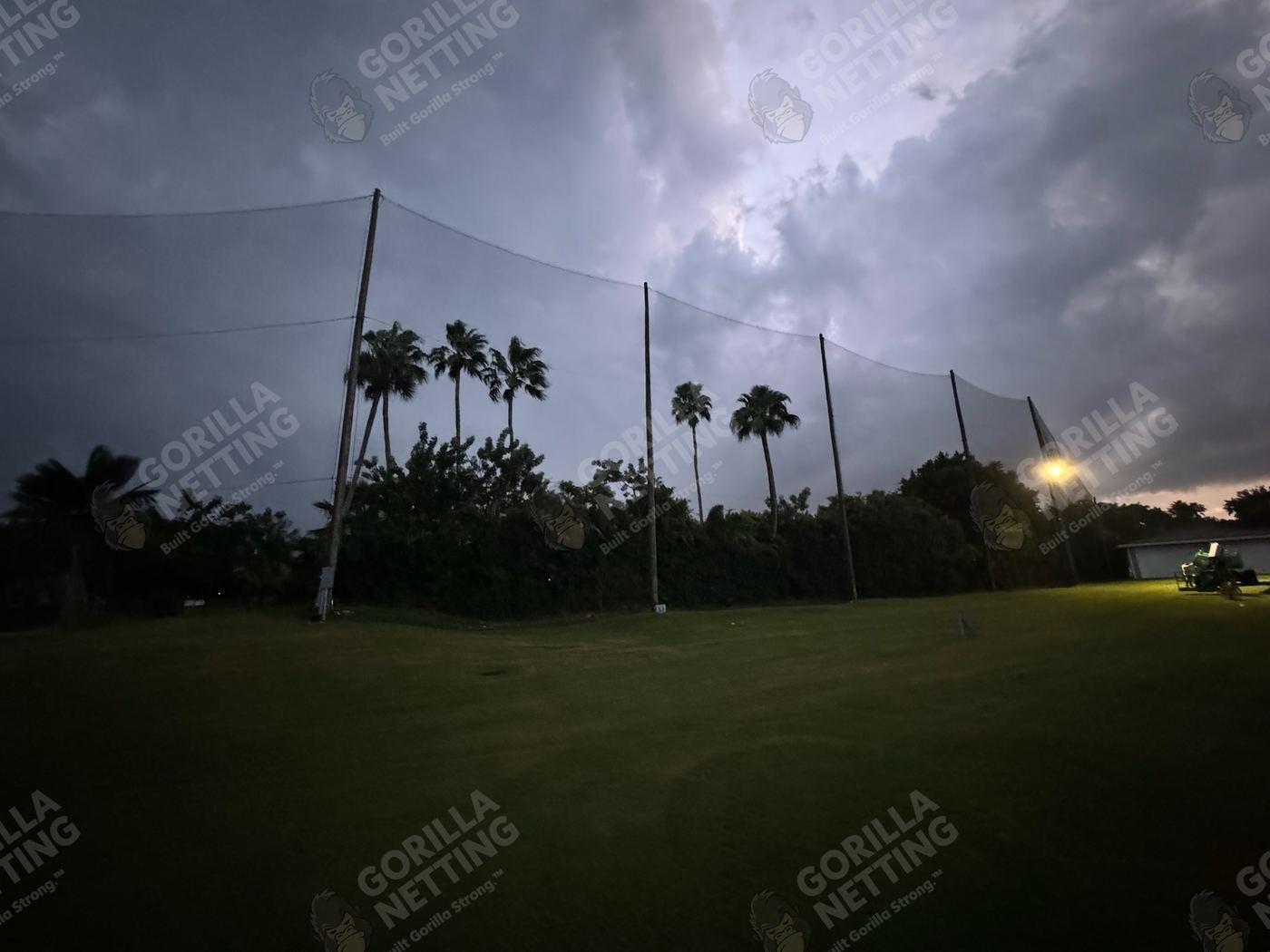 Driving Range Netting Installation at Ocean Reef Club