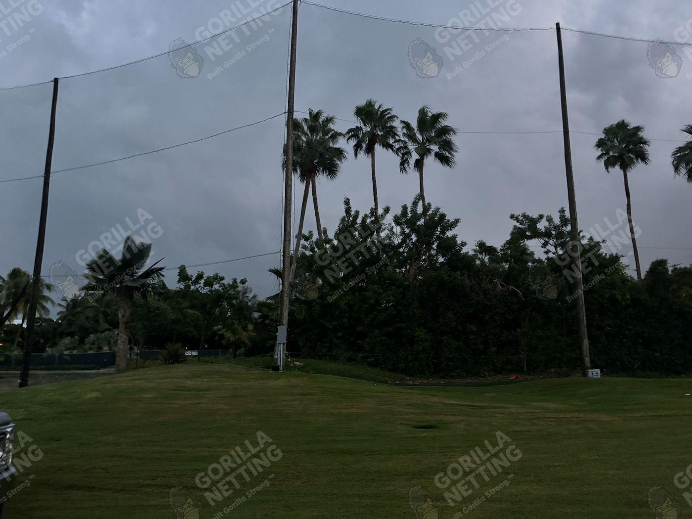Driving Range Netting Installation at Ocean Reef Club