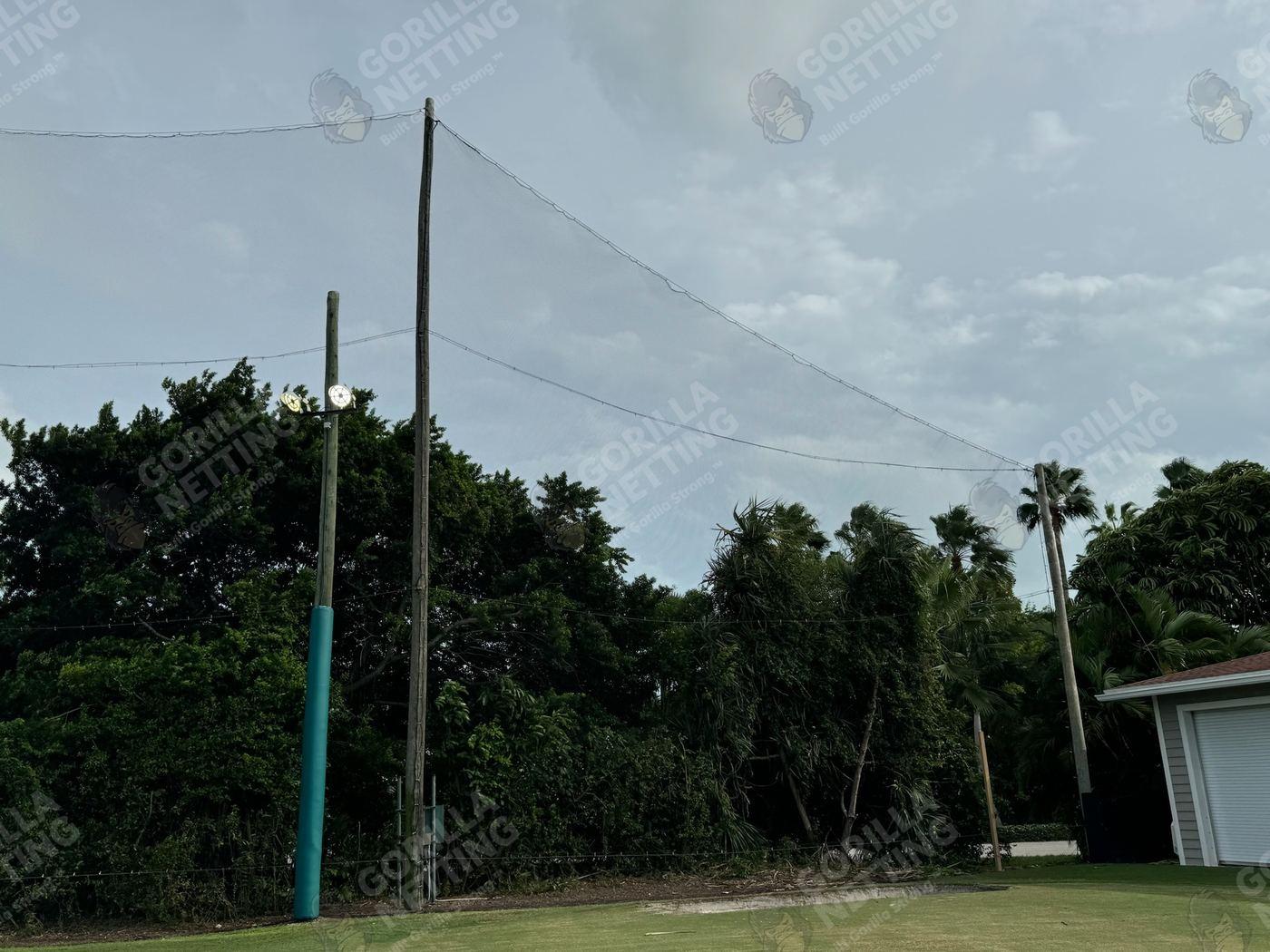 Driving Range Netting Installation at Ocean Reef Club
