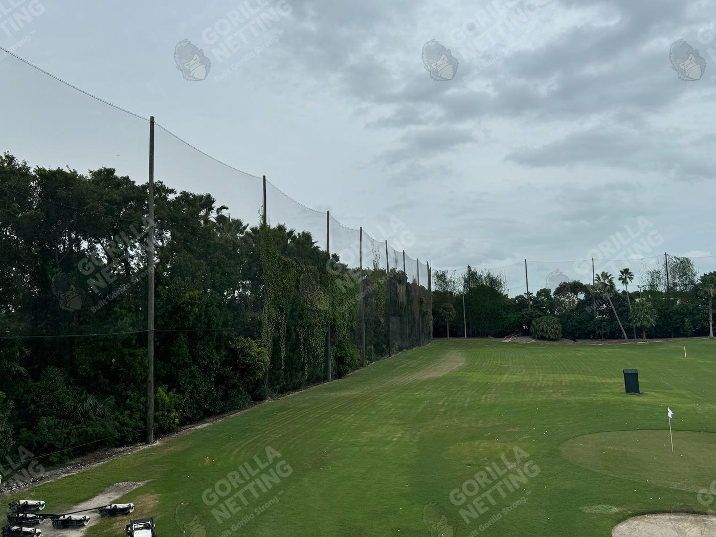Driving Range Netting Installation at Ocean Reef Club