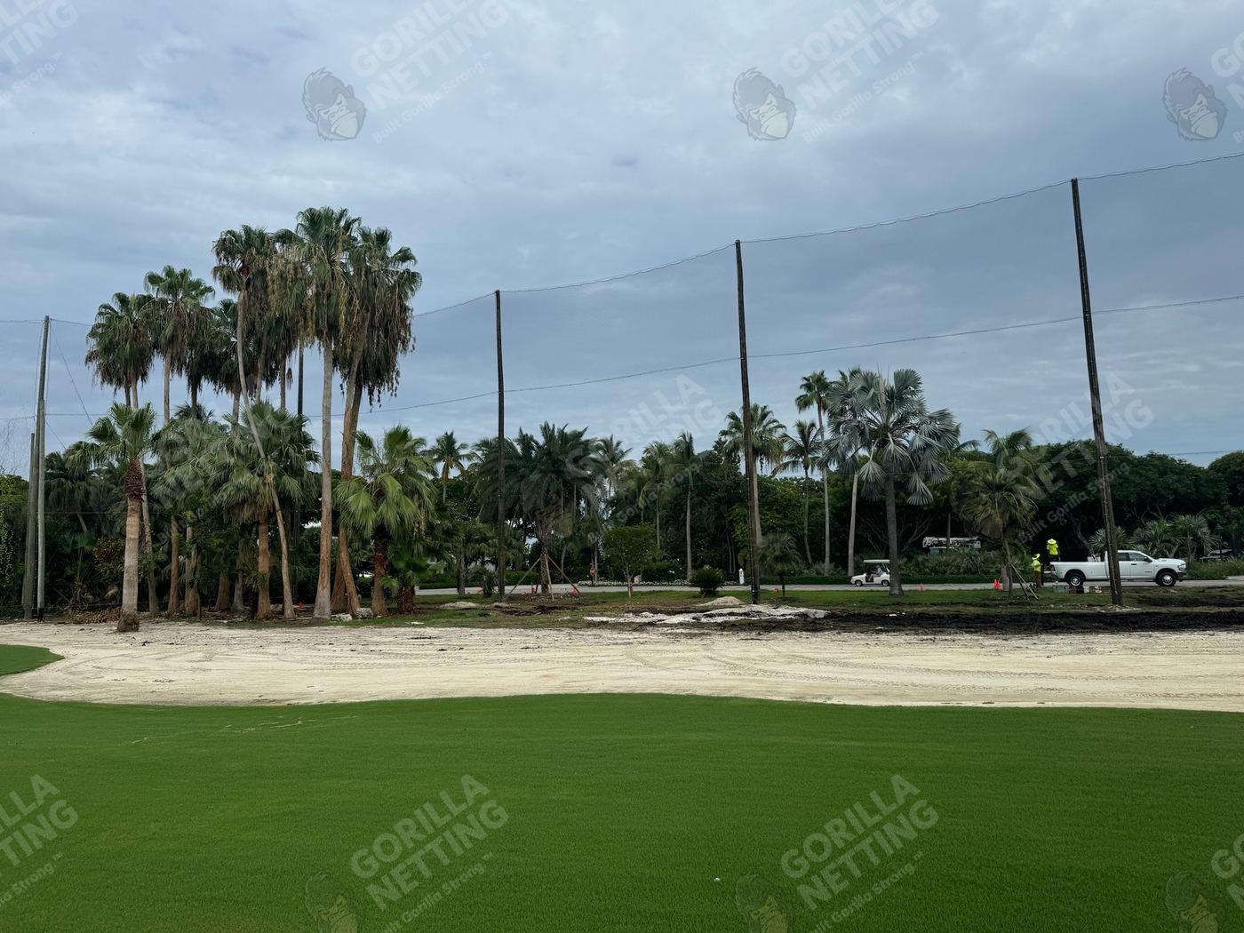 Driving Range Netting Installation at Ocean Reef Club
