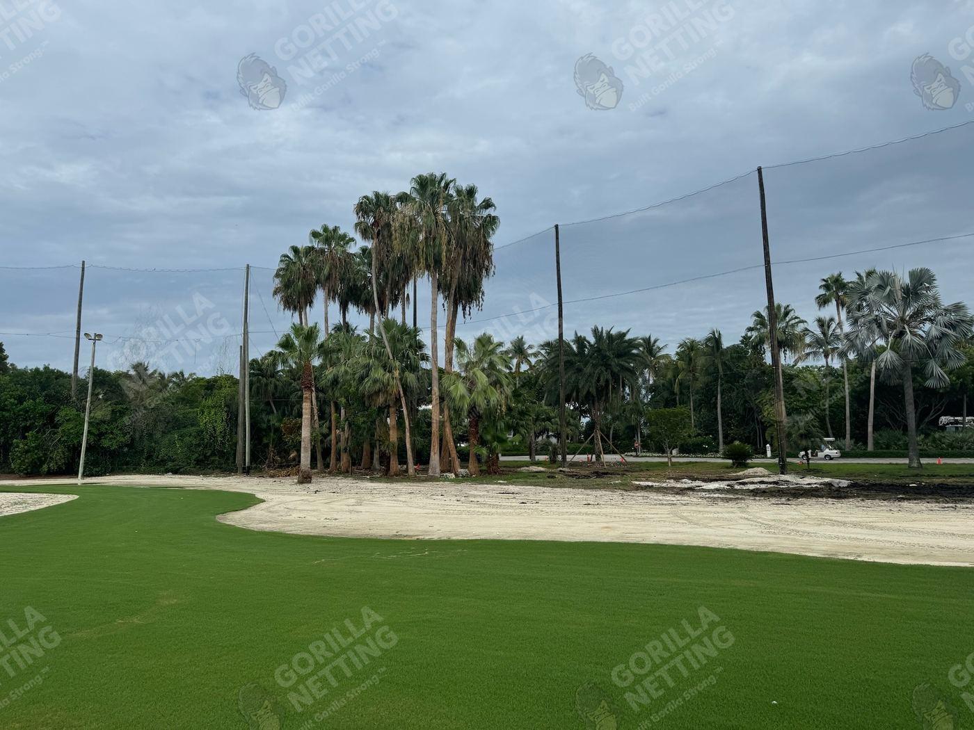 Driving Range Netting Installation at Ocean Reef Club