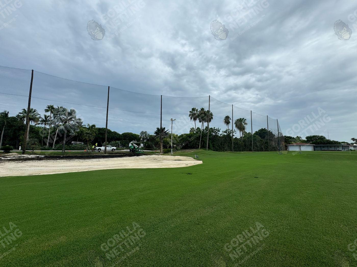 Driving Range Netting Installation at Ocean Reef Club
