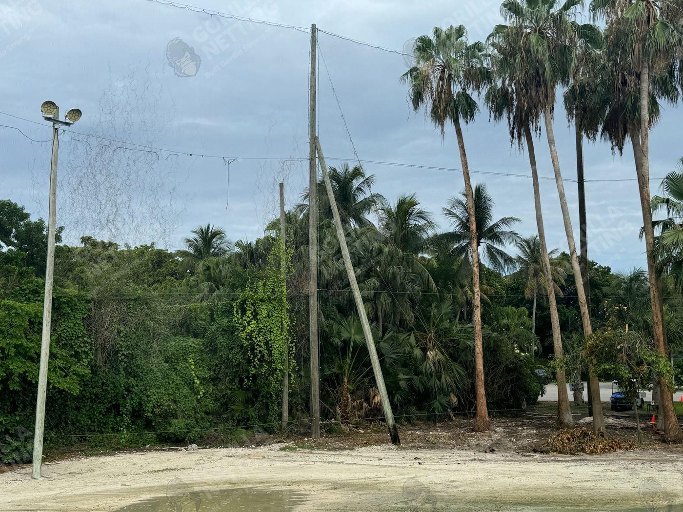 Driving Range Netting Installation at Ocean Reef Club