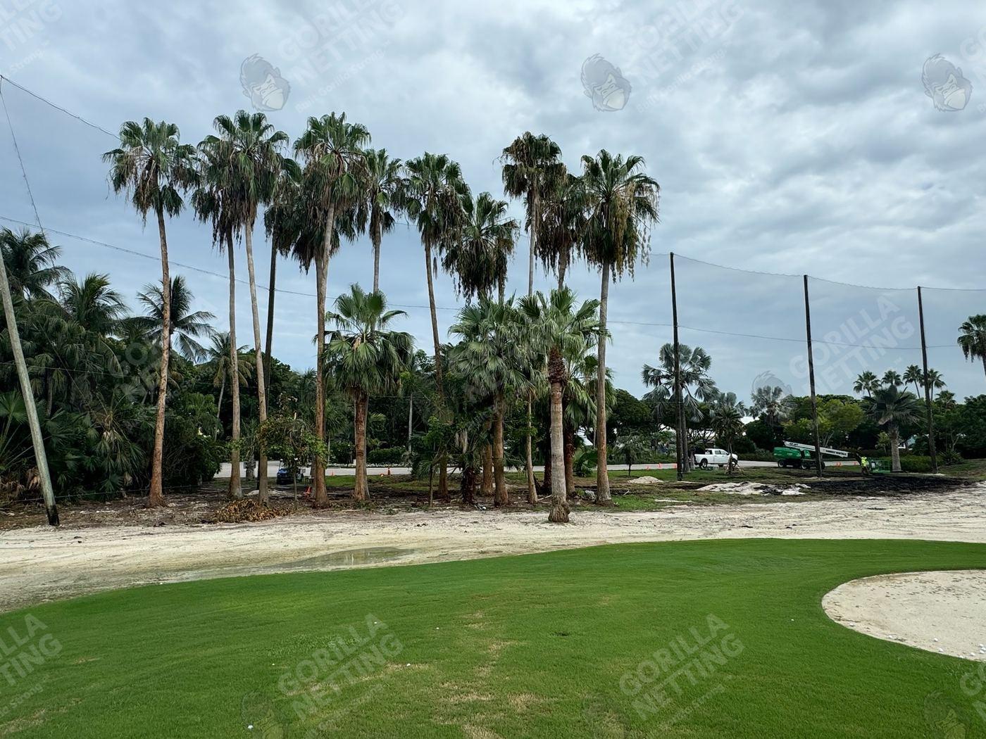 Driving Range Netting Installation at Ocean Reef Club