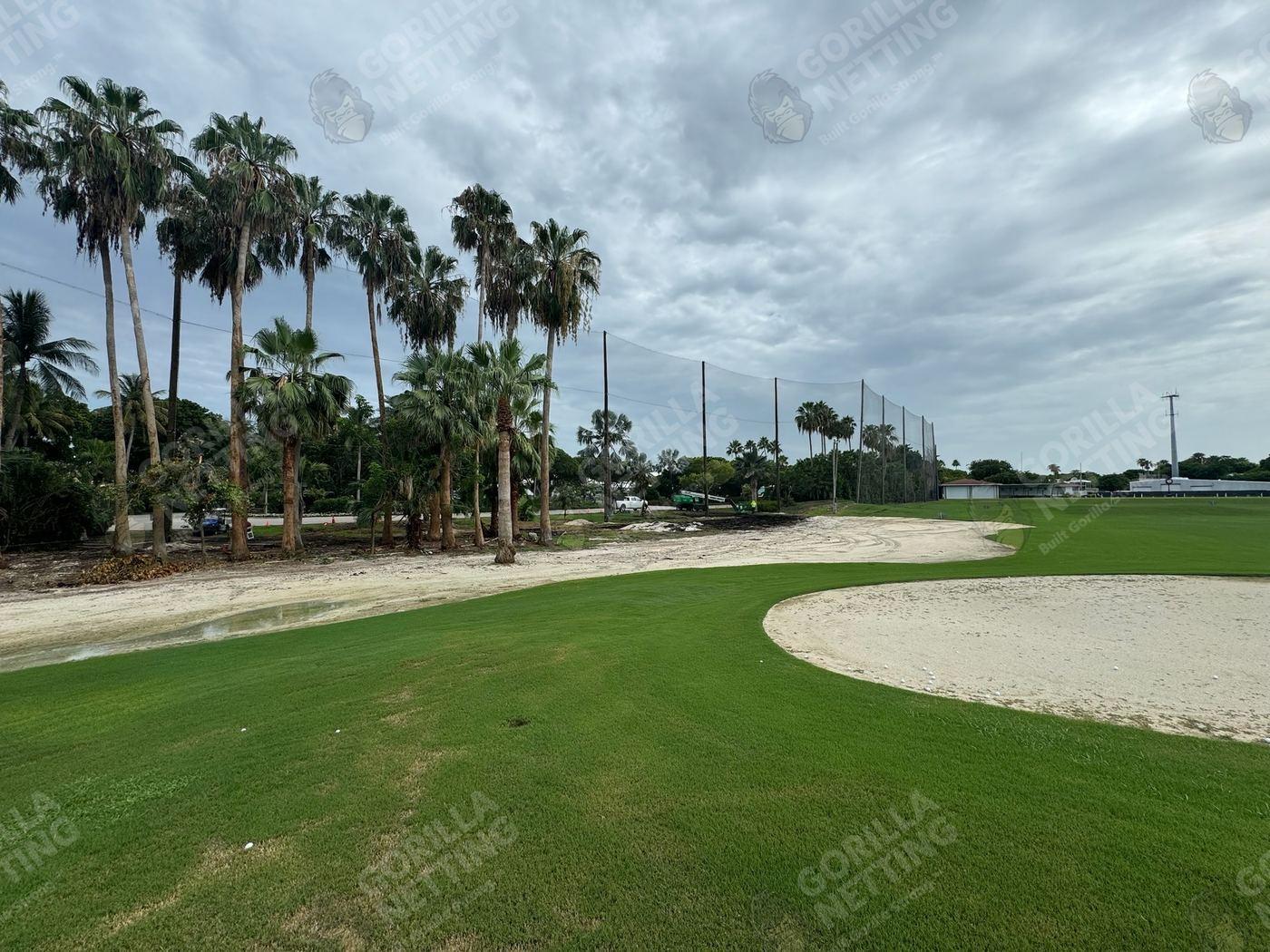 Driving Range Netting Installation at Ocean Reef Club
