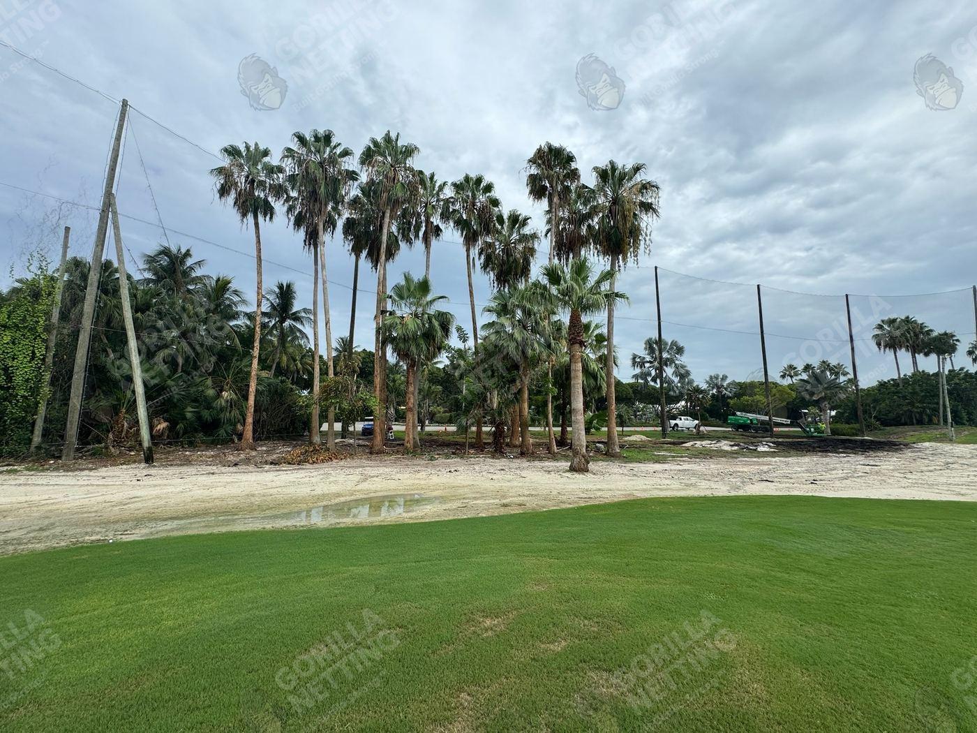 Driving Range Netting Installation at Ocean Reef Club