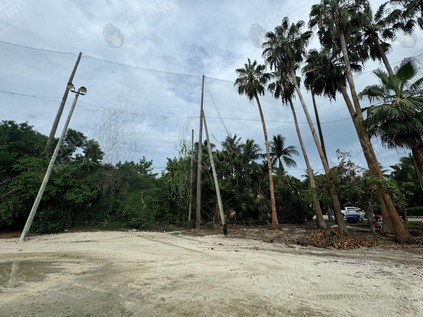 Driving Range Netting Installation at Ocean Reef Club