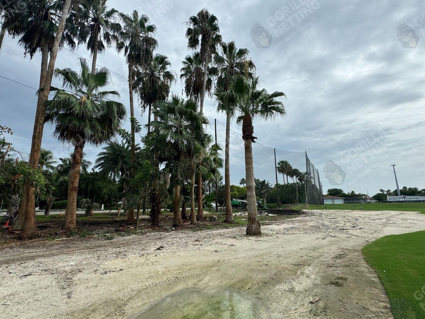 Driving Range Netting Installation at Ocean Reef Club