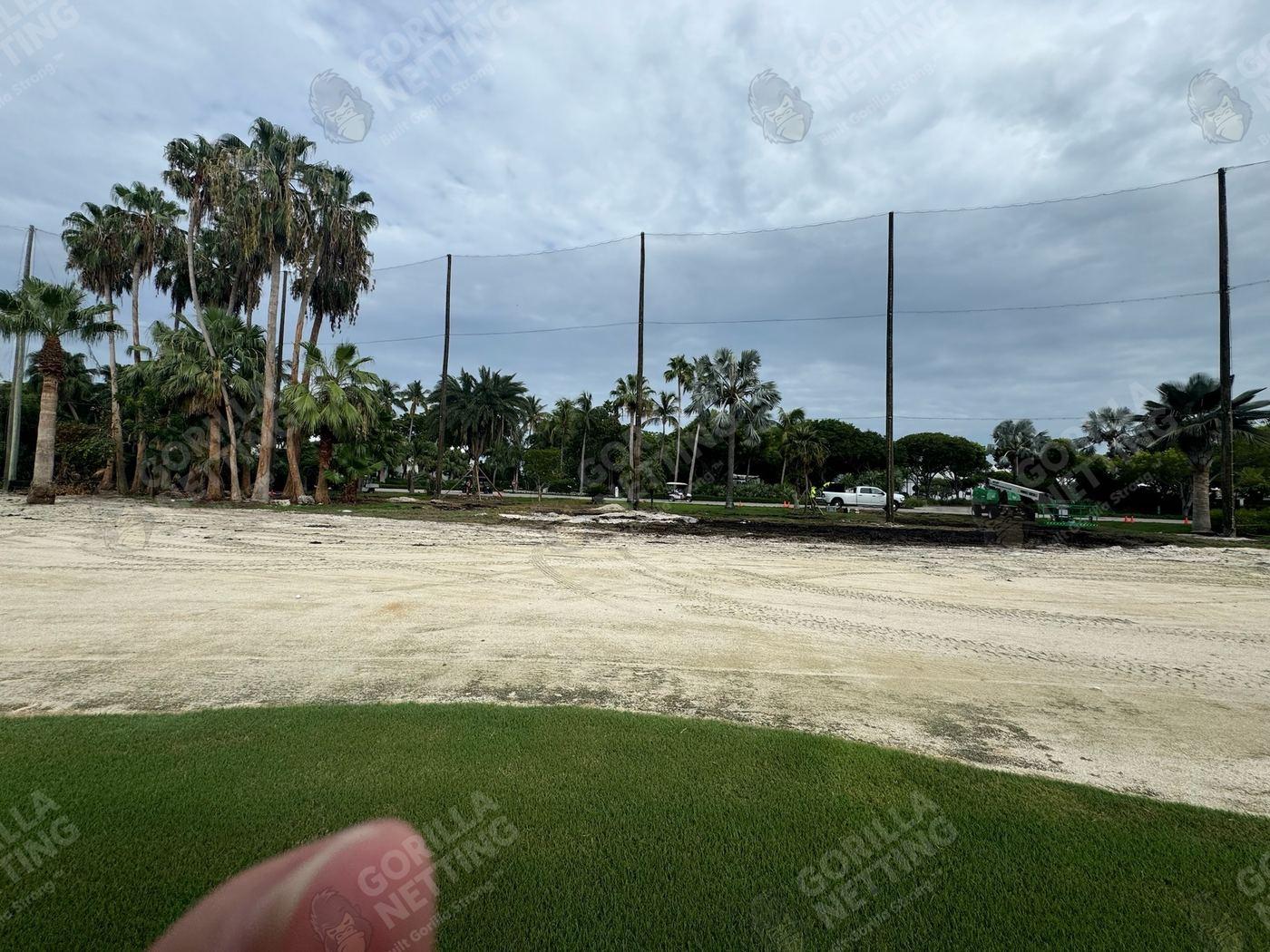 Driving Range Netting Installation at Ocean Reef Club