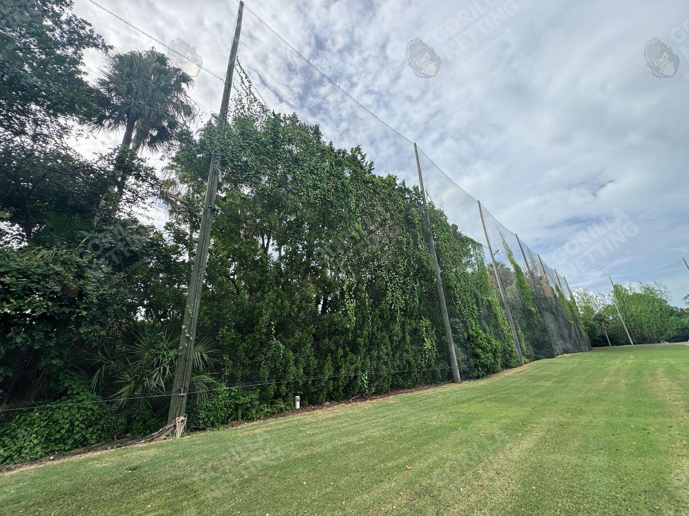 Driving Range Netting Installation at Ocean Reef Club