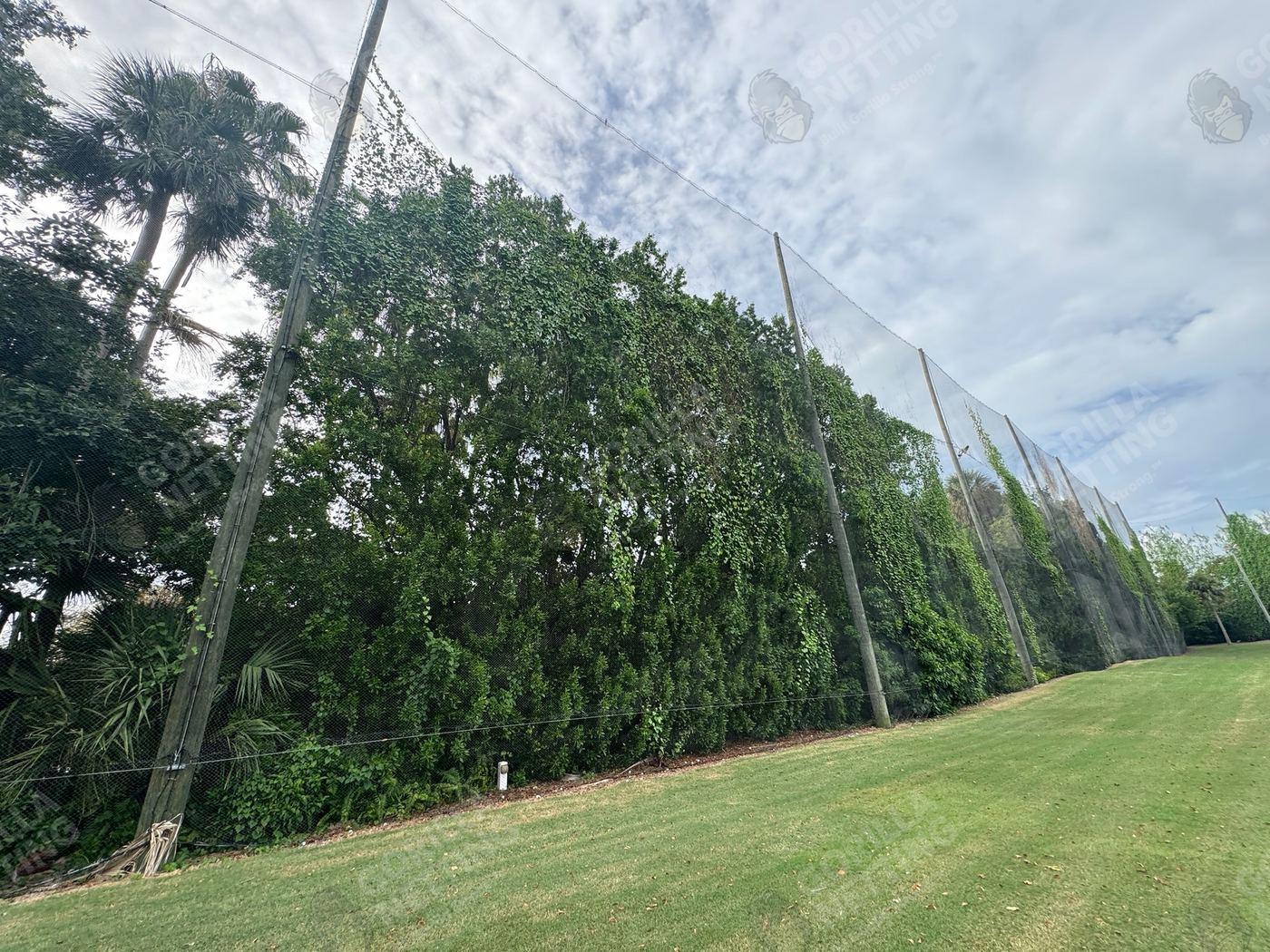 Driving Range Netting Installation at Ocean Reef Club
