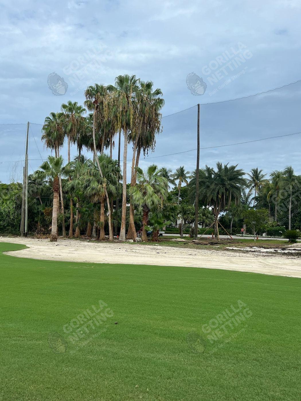 Driving Range Netting Installation at Ocean Reef Club