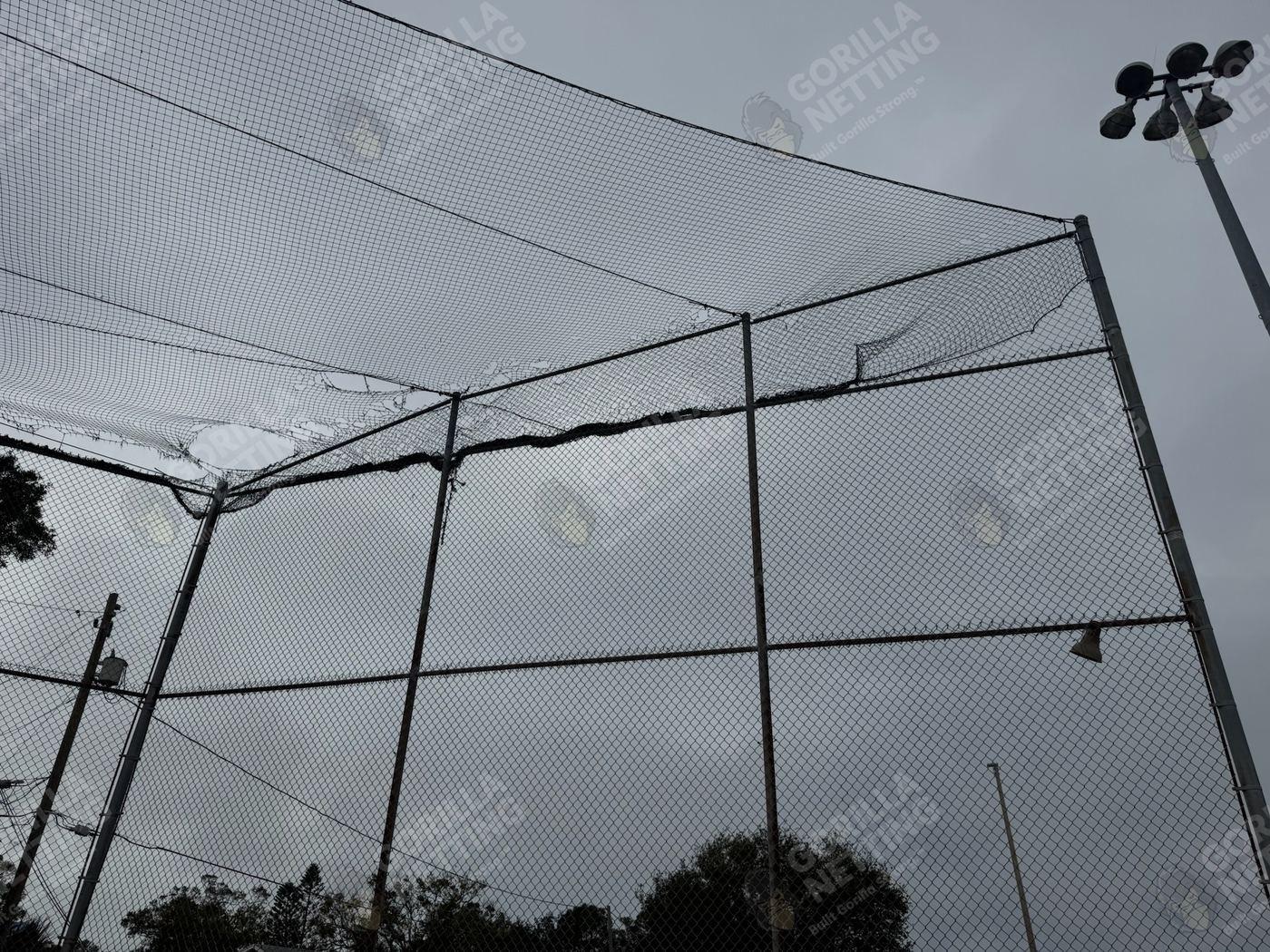 Dugout Netting Installation at Seminole High School
