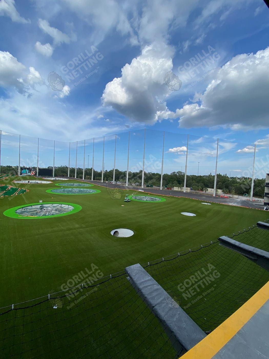 Netting Replacement & Pole Painting at Topgolf Tampa