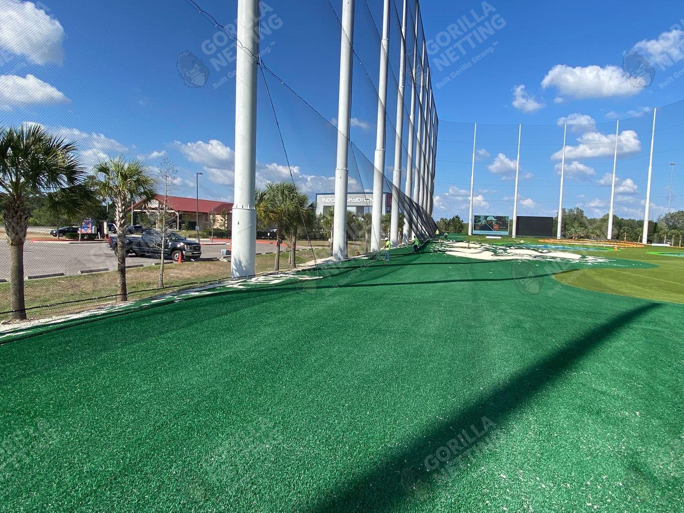 Netting Replacement & Pole Painting at Topgolf Tampa