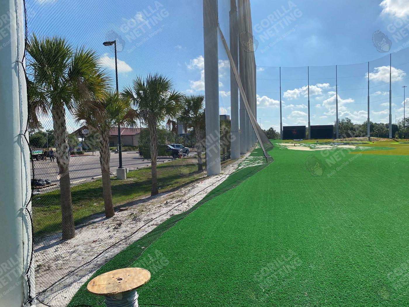 Netting Replacement & Pole Painting at Topgolf Tampa