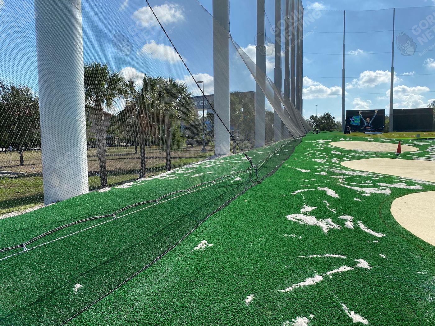 Netting Replacement & Pole Painting at Topgolf Tampa