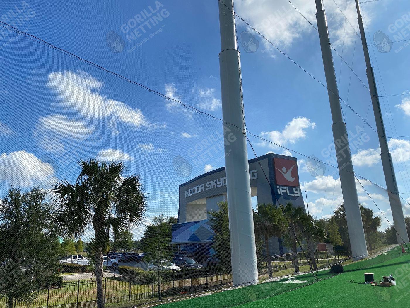 Netting Replacement & Pole Painting at Topgolf Tampa