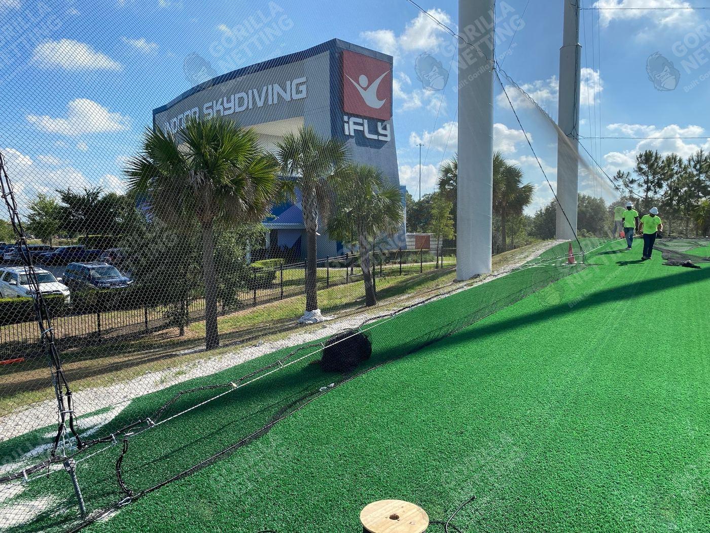 Netting Replacement & Pole Painting at Topgolf Tampa