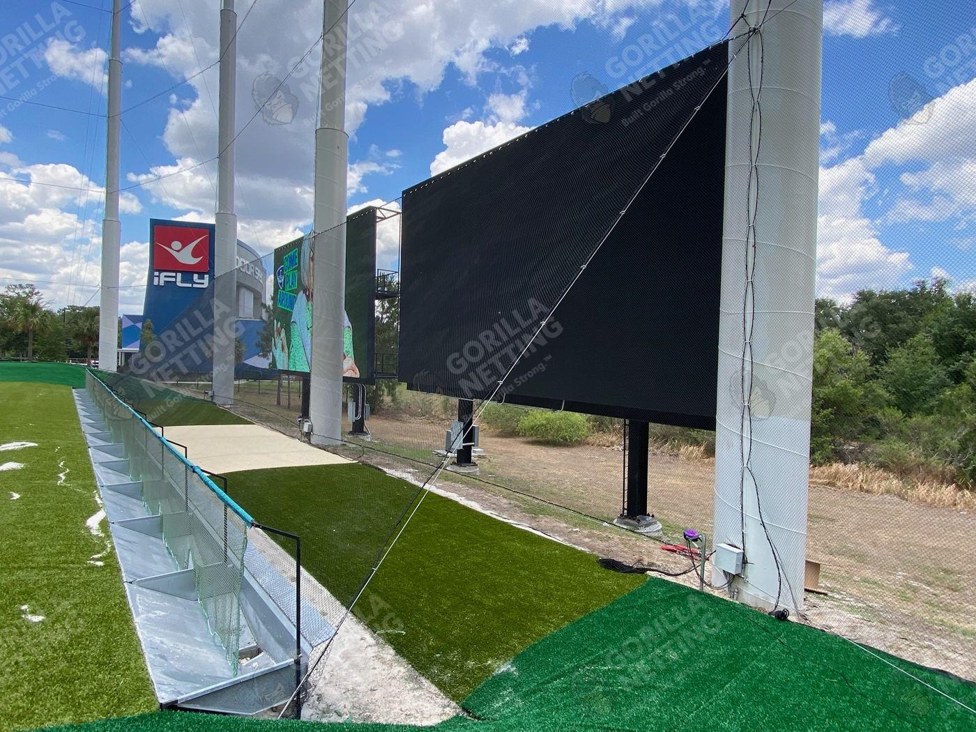 Netting Replacement & Pole Painting at Topgolf Tampa
