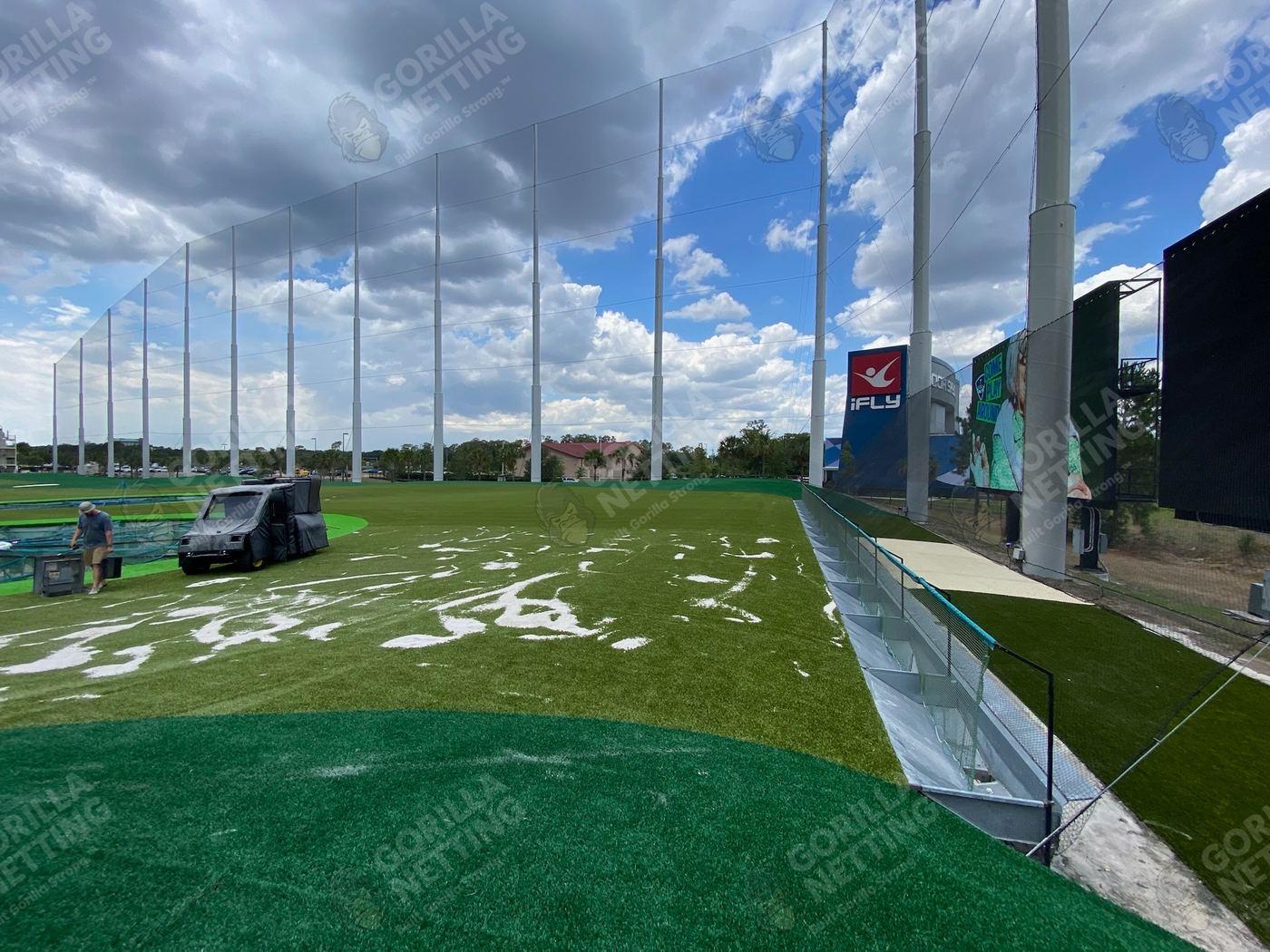 Netting Replacement & Pole Painting at Topgolf Tampa