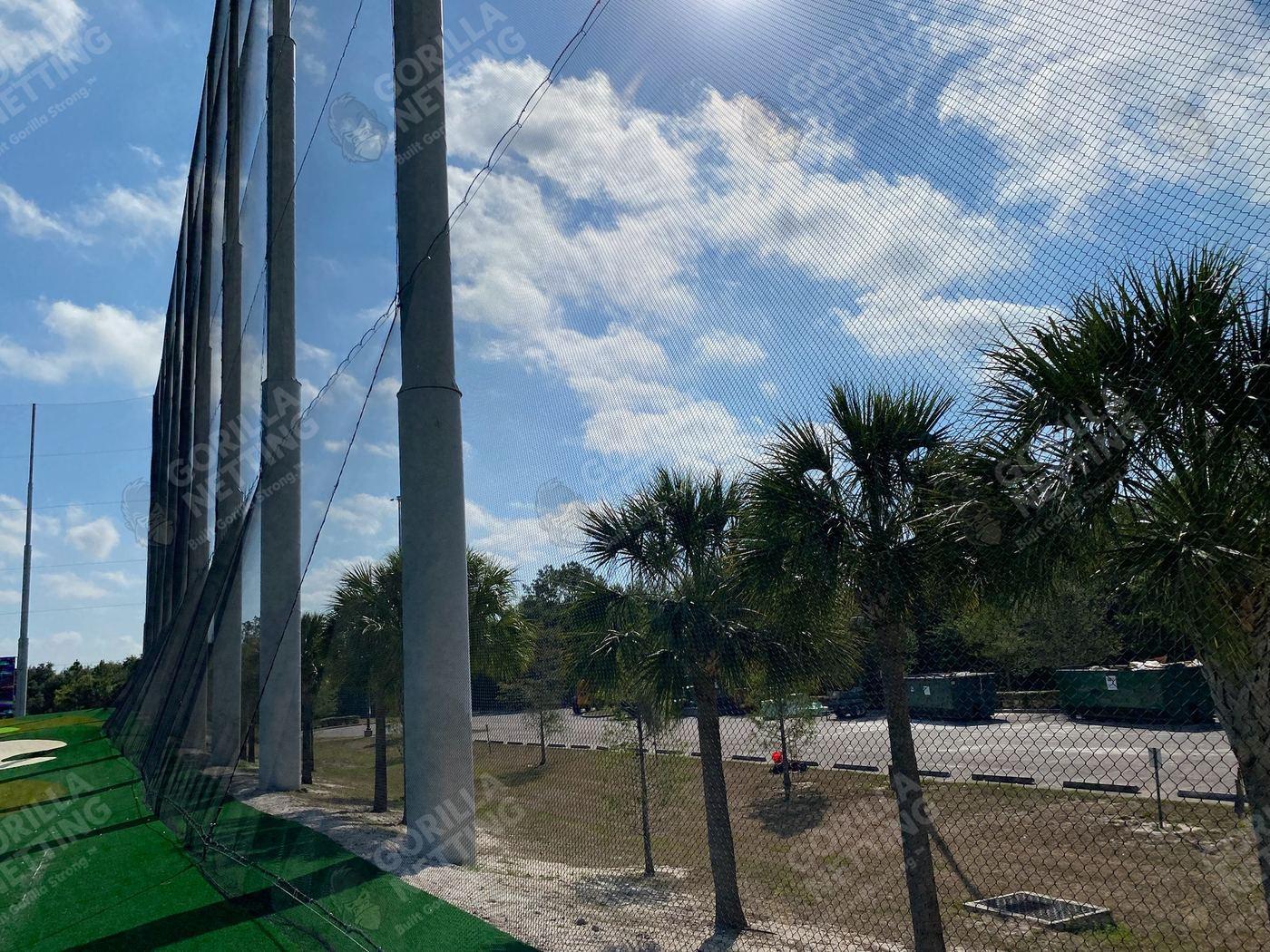 Netting Replacement & Pole Painting at Topgolf Tampa