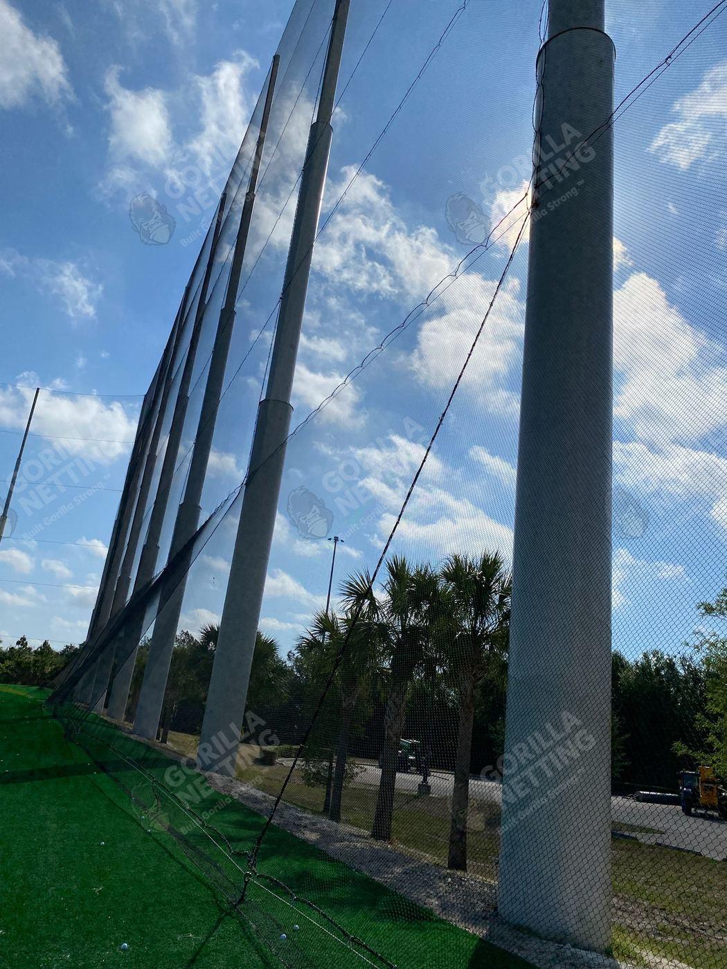 Netting Replacement & Pole Painting at Topgolf Tampa