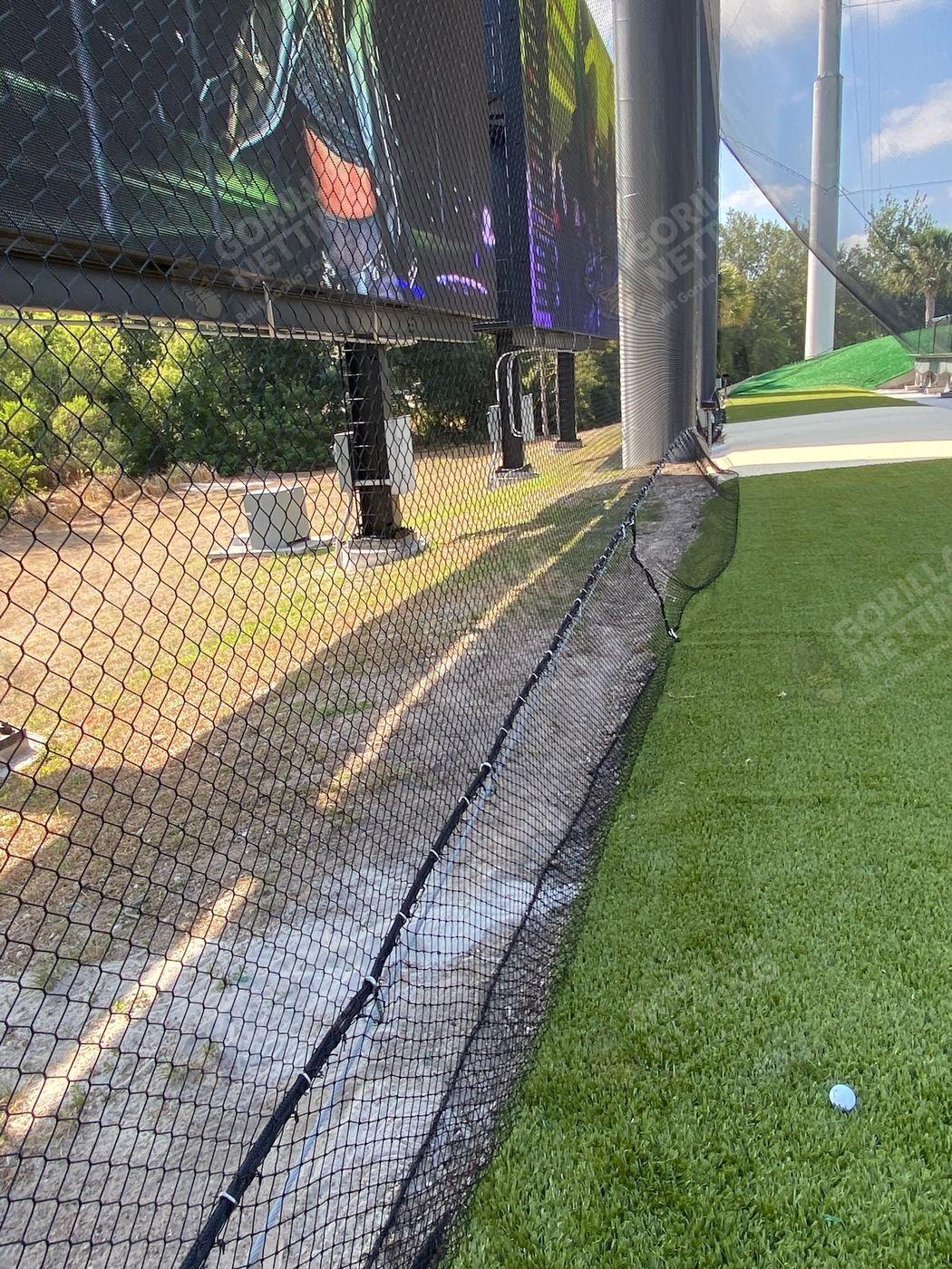 Netting Replacement & Pole Painting at Topgolf Tampa