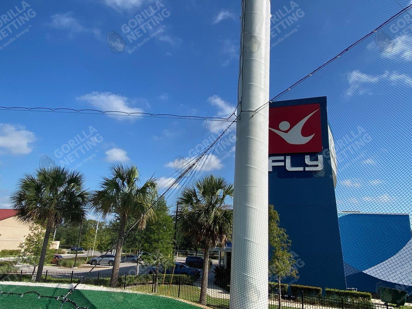 Netting Replacement & Pole Painting at Topgolf Tampa