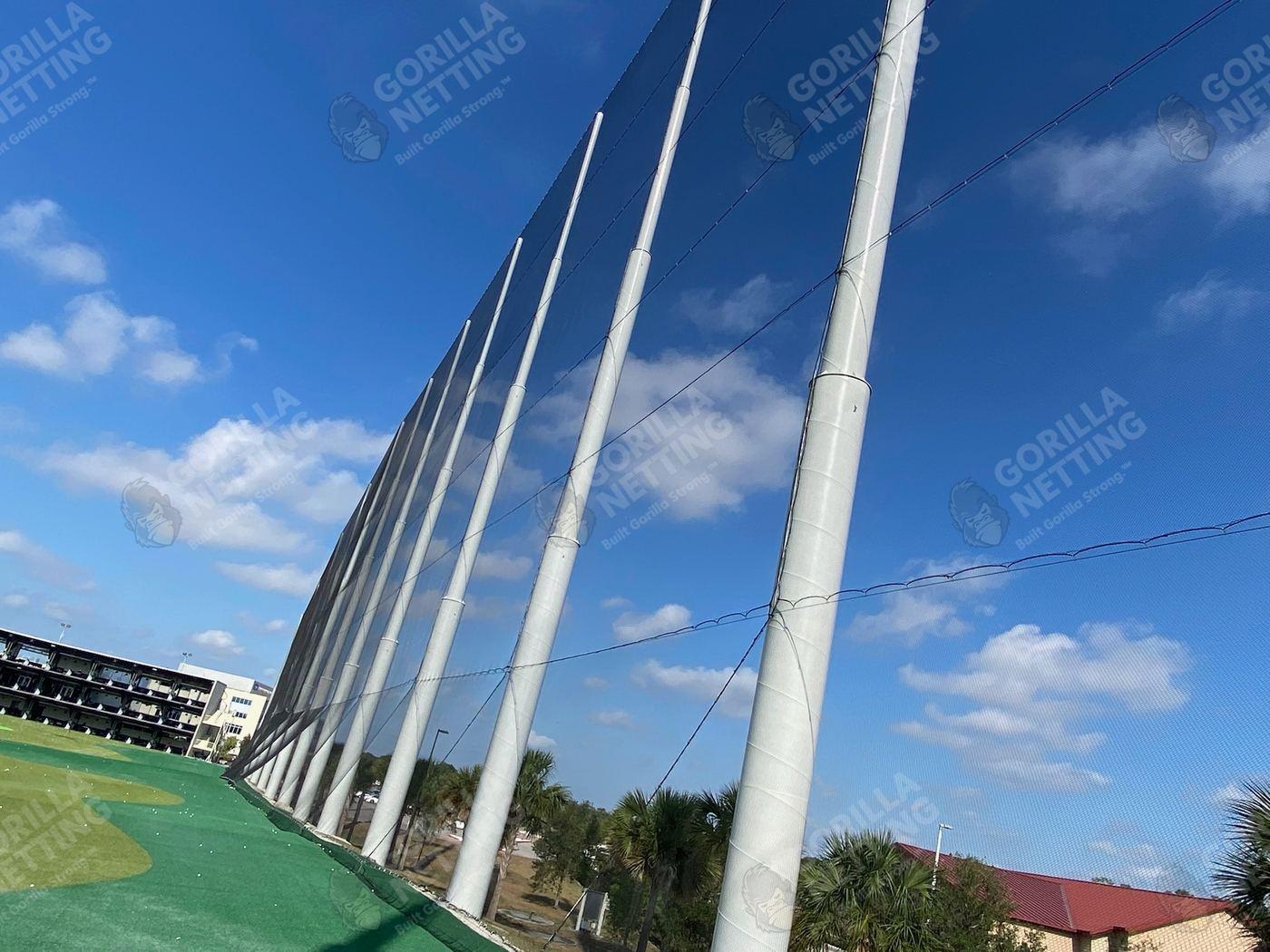 Netting Replacement & Pole Painting at Topgolf Tampa