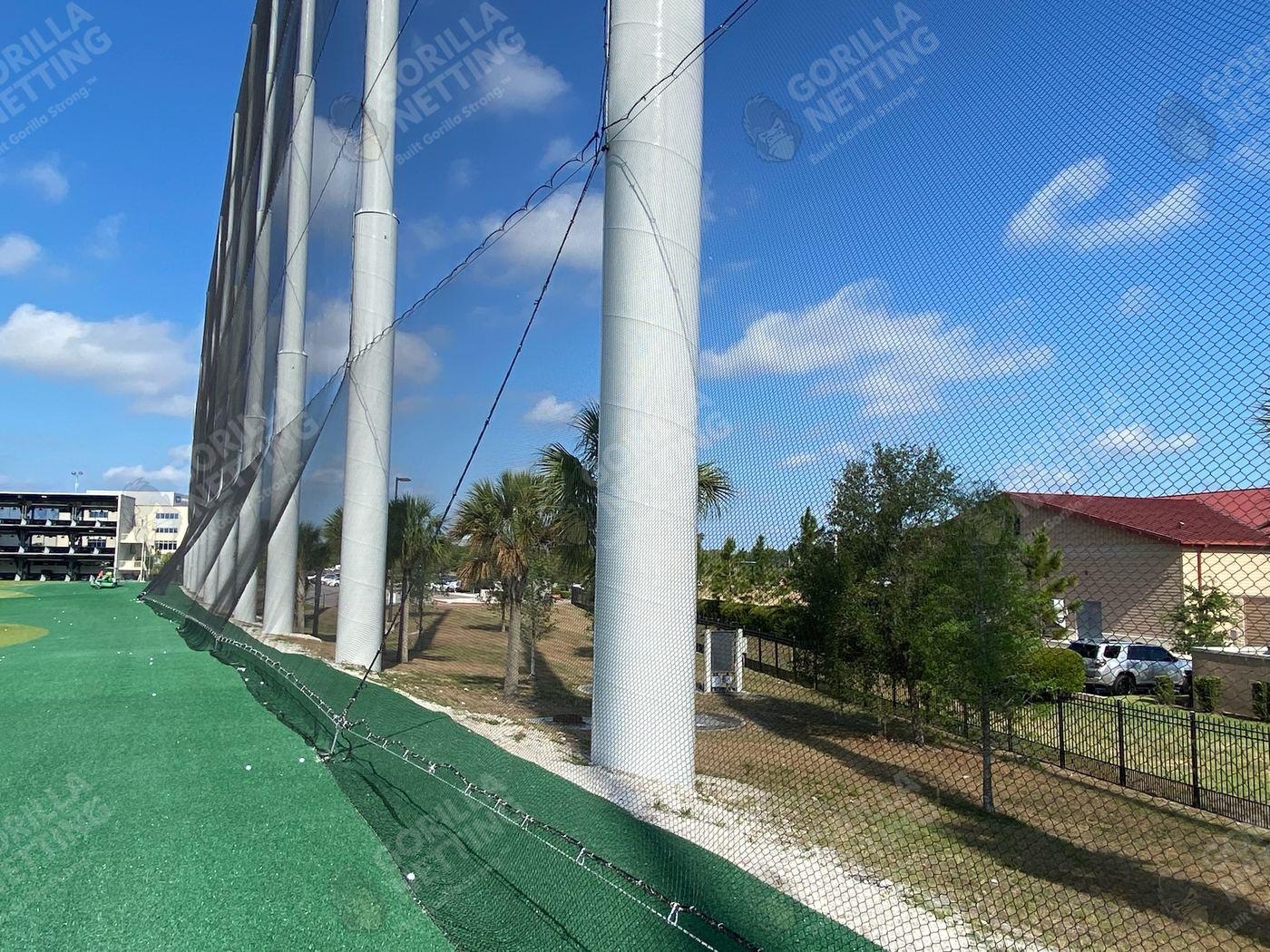 Netting Replacement & Pole Painting at Topgolf Tampa
