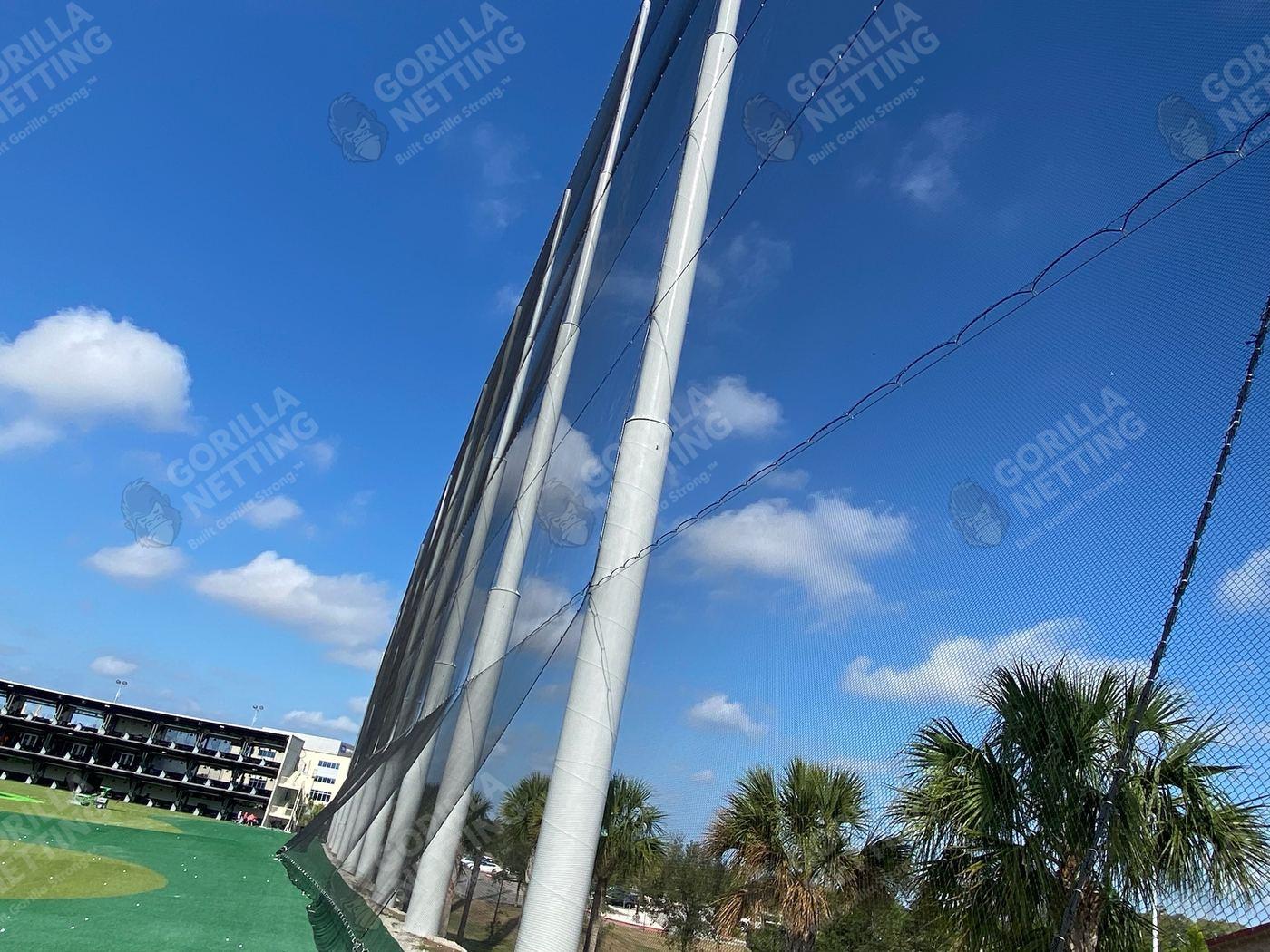 Netting Replacement & Pole Painting at Topgolf Tampa