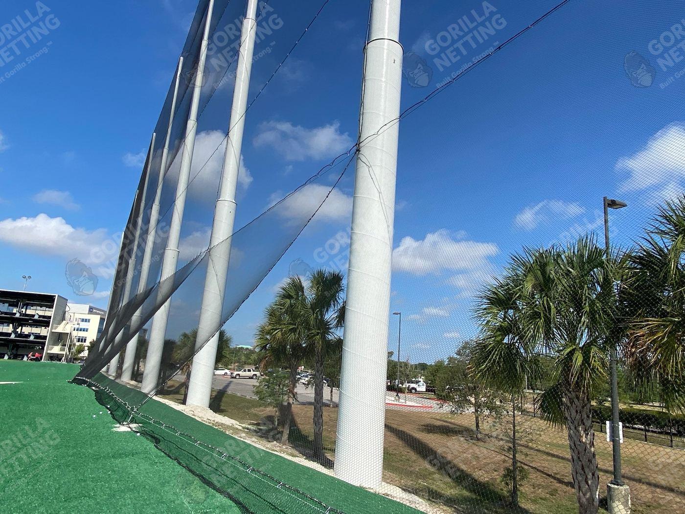 Netting Replacement & Pole Painting at Topgolf Tampa