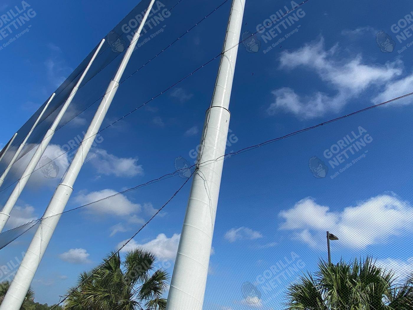 Netting Replacement & Pole Painting at Topgolf Tampa