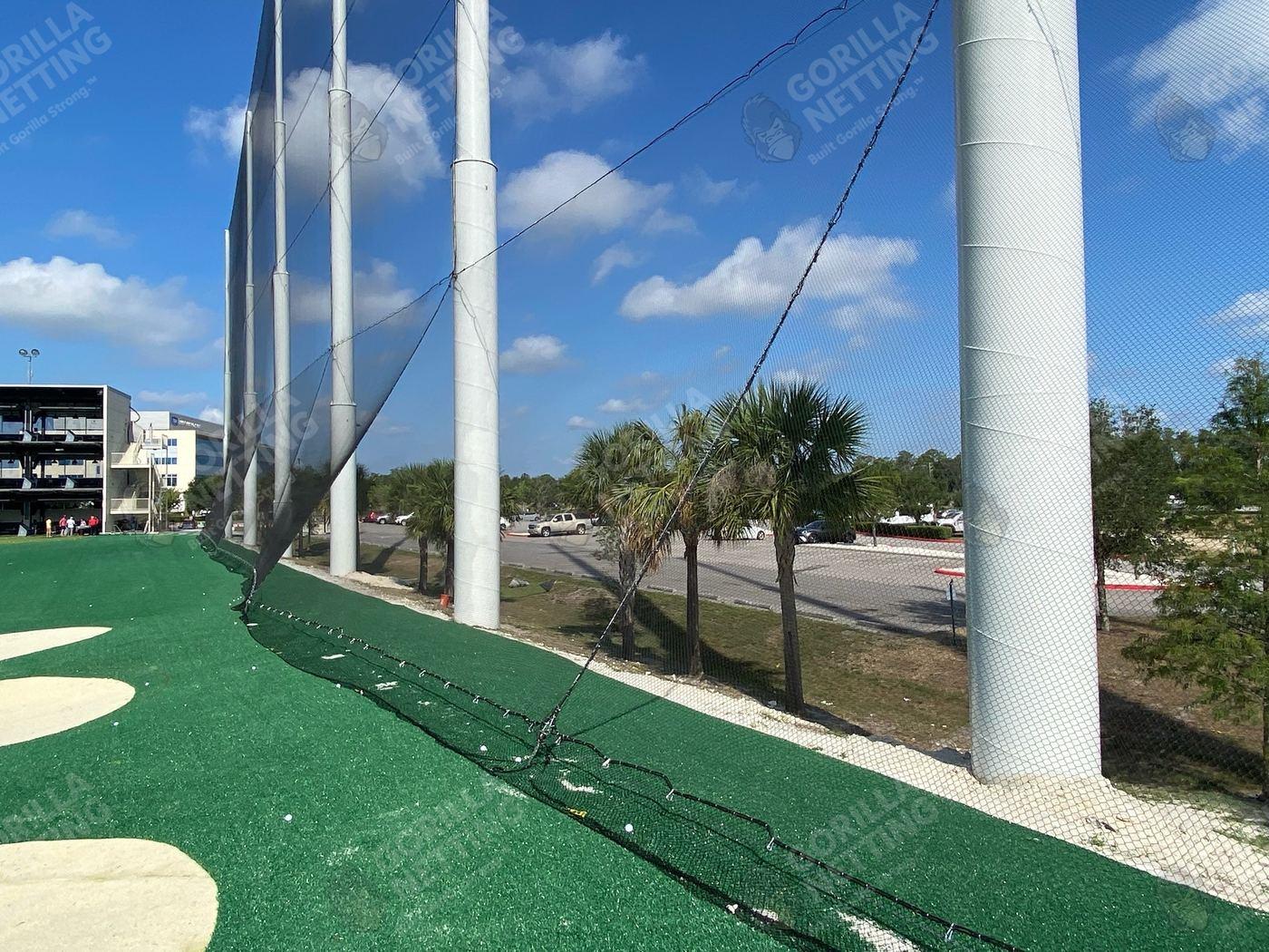 Netting Replacement & Pole Painting at Topgolf Tampa