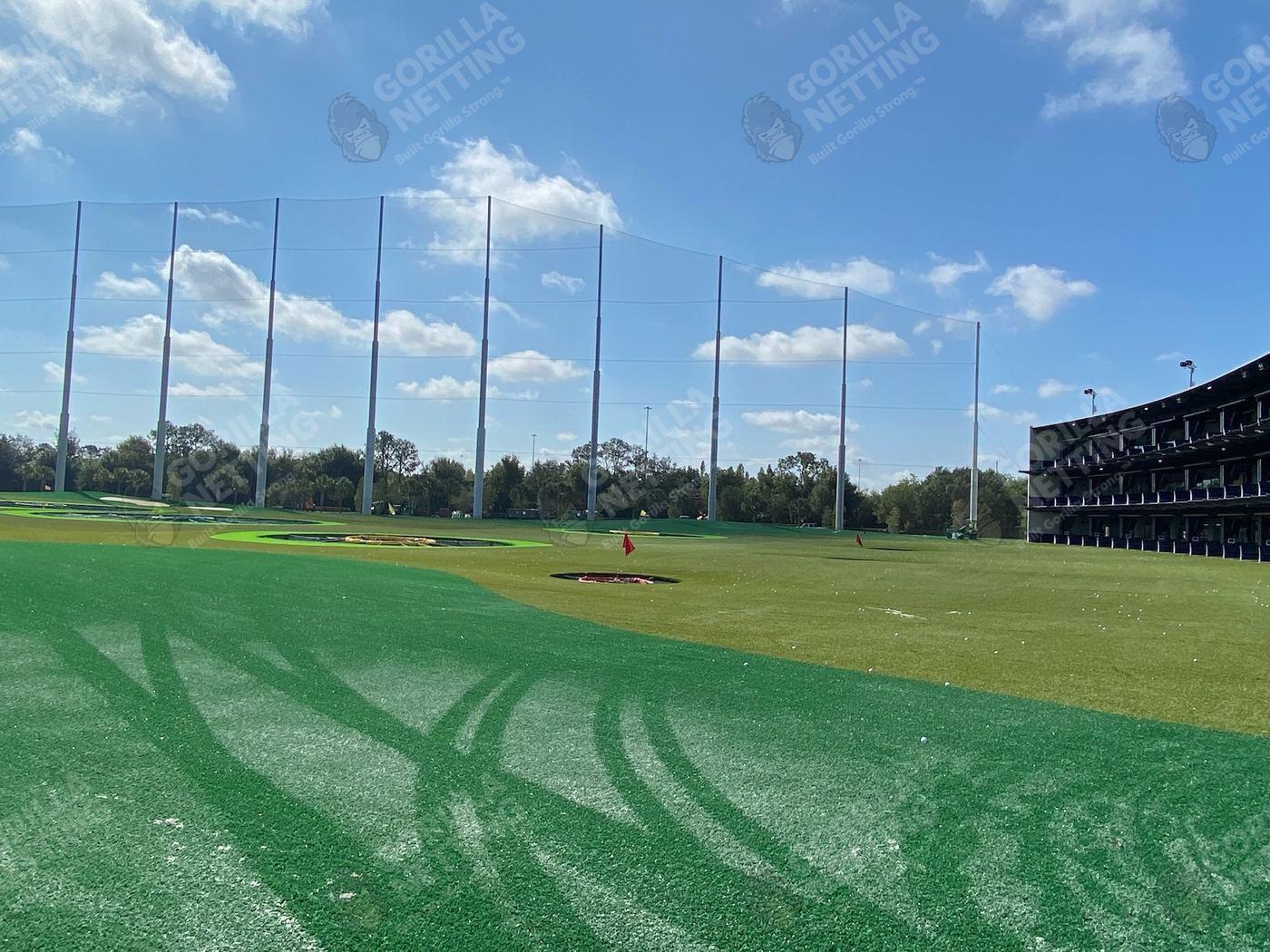 Netting Replacement & Pole Painting at Topgolf Tampa