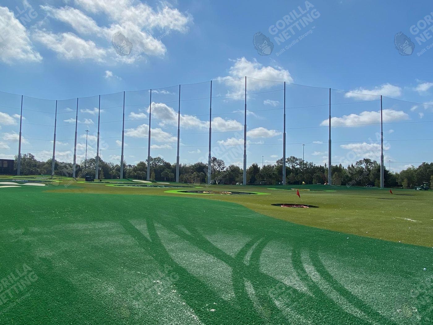 Netting Replacement & Pole Painting at Topgolf Tampa