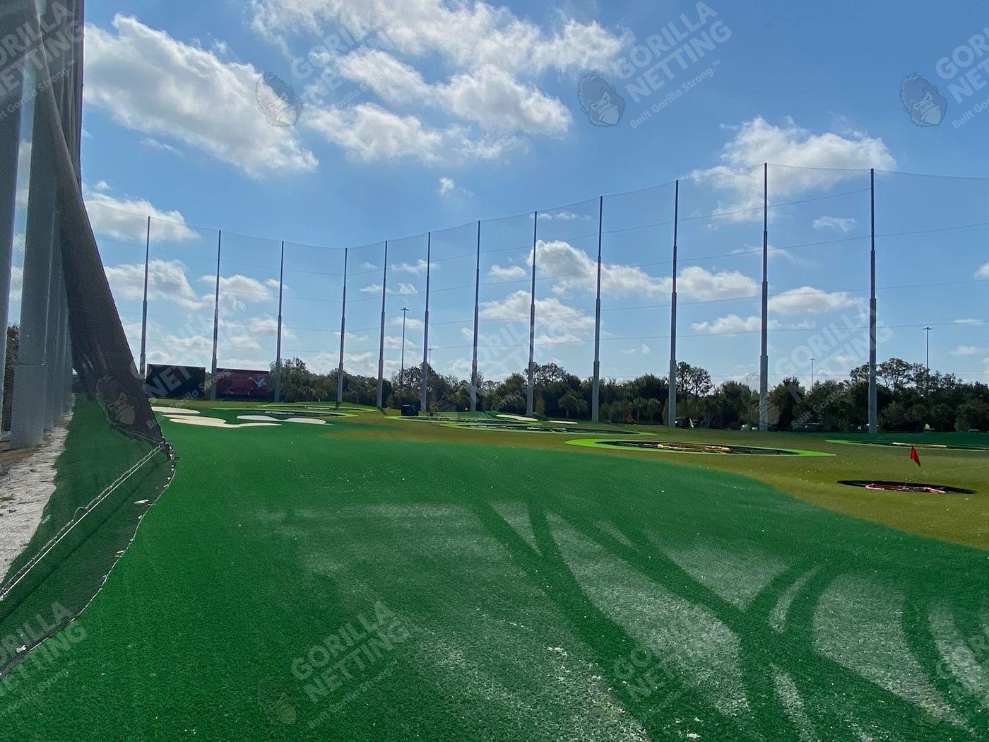 Netting Replacement & Pole Painting at Topgolf Tampa